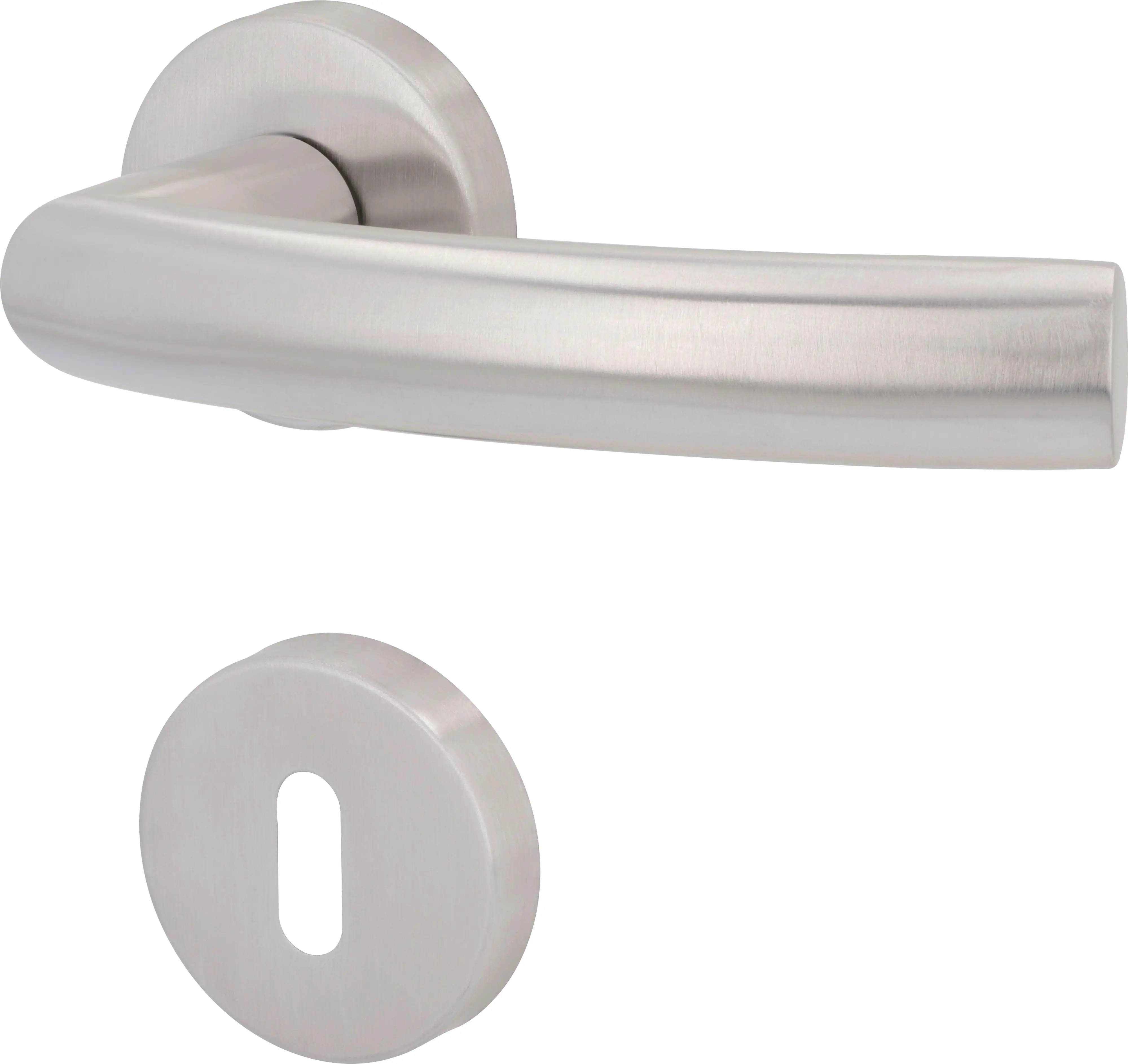 Alpertec Rosettengarnitur Brookline BB Edelstahl satiniert Ø 5,2 cm