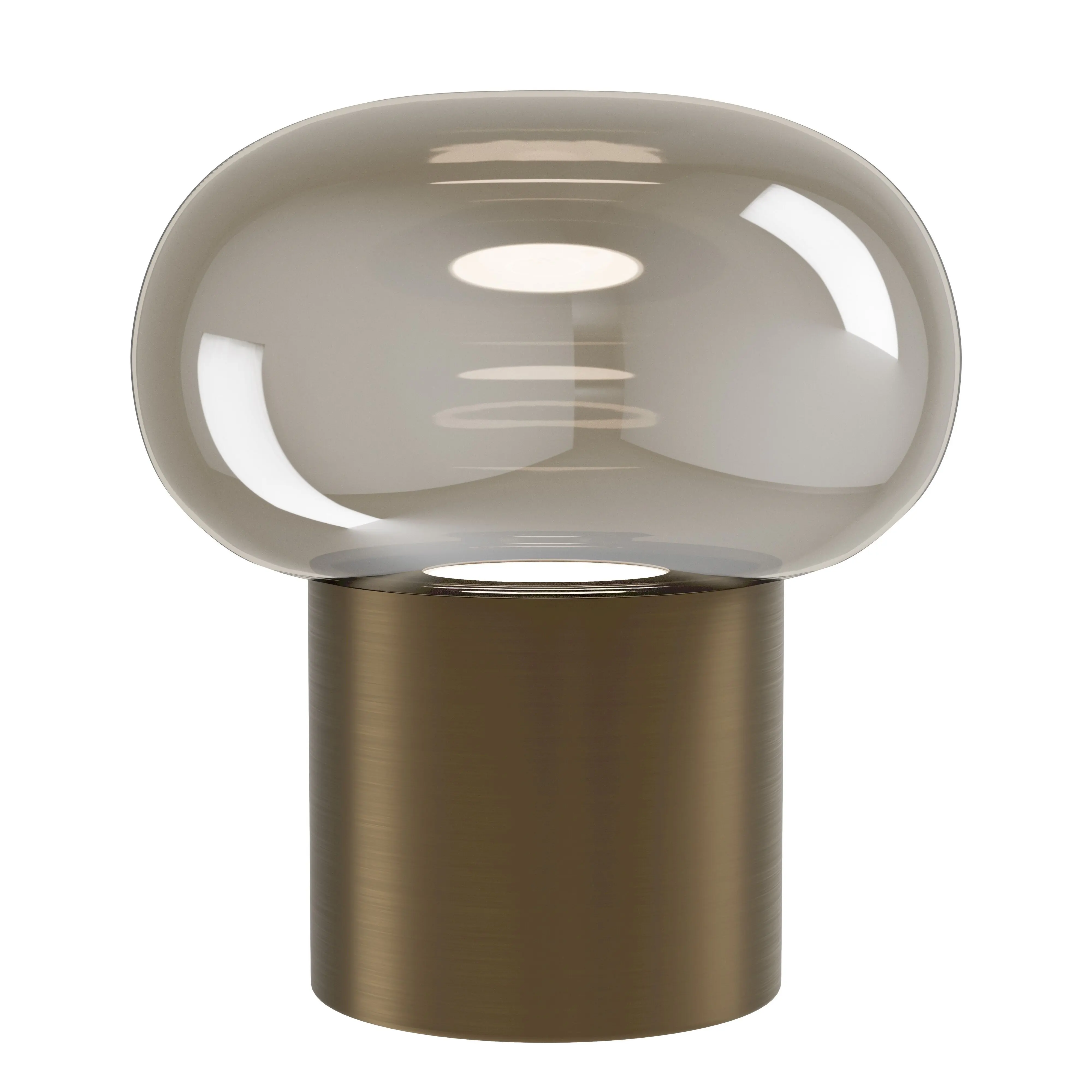Eglo Tischleuchte Bravino GU10 Ø15 cm bronze/braun