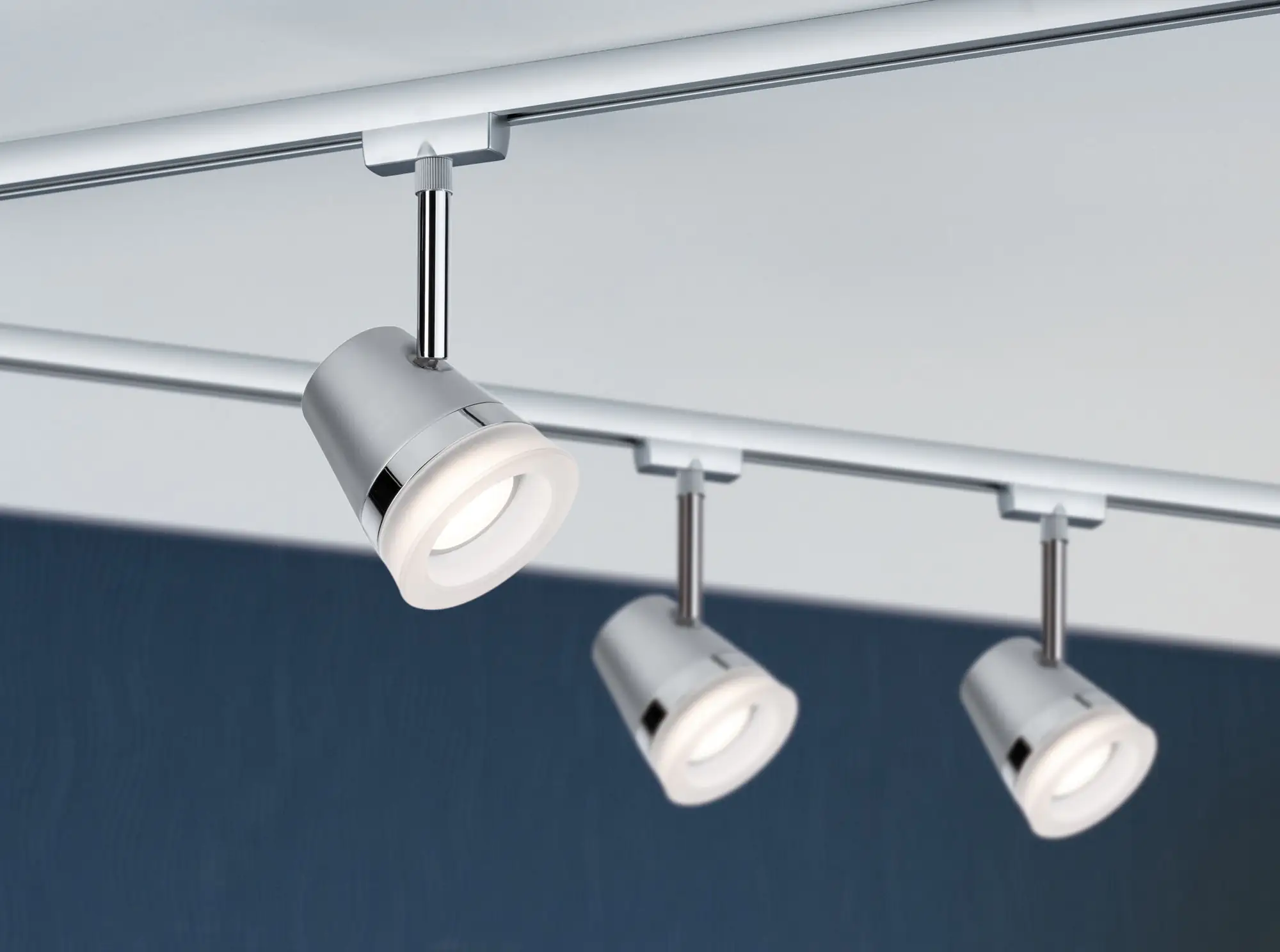 4000870976135_3 Paulmann URail Schienenspot Cone chrom-matt 18 x 8,5 cm GU10 dimmbar