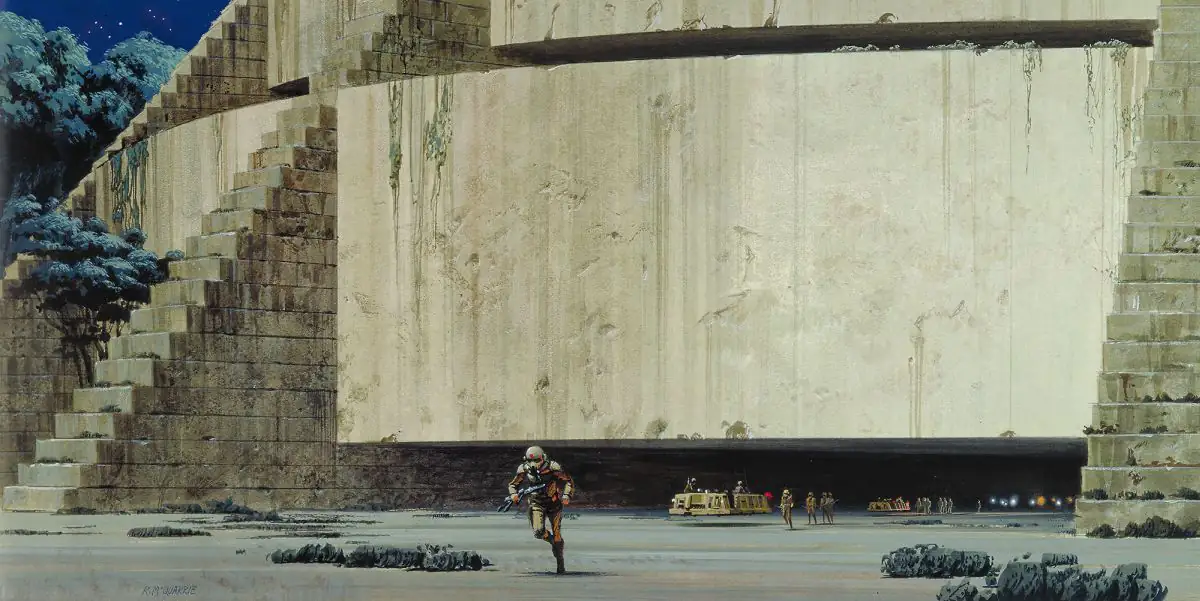 4055065510847 Komar Vlies Fototapete Star Wars Classic Yavin Tempel 500 x 250 cm