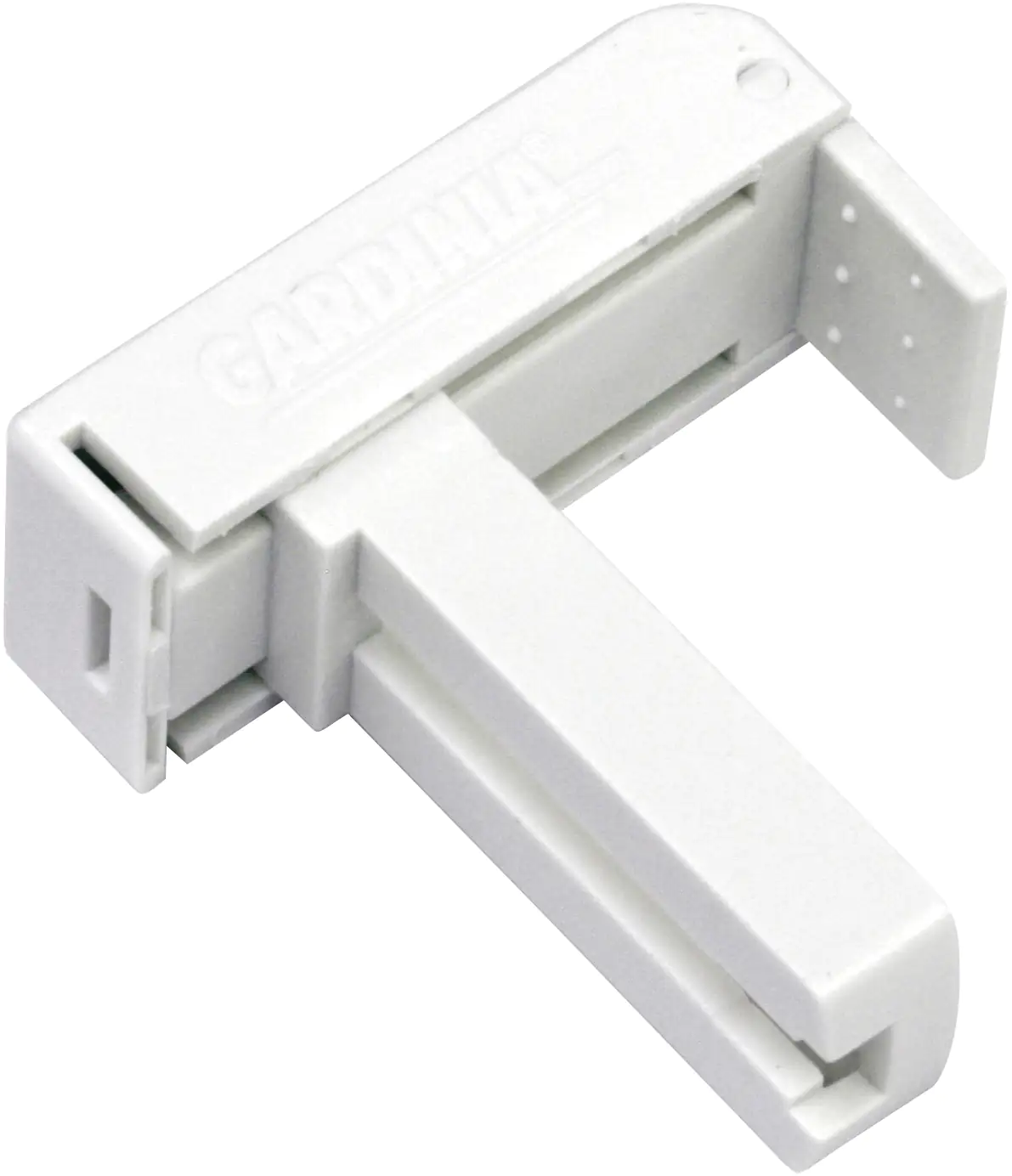 Gardinia Universal-Klemmträger weiß, Kunststoff, 2 Stück Gardinia Universal-Klemmträger weiß, Kunststoff, 2 Stück