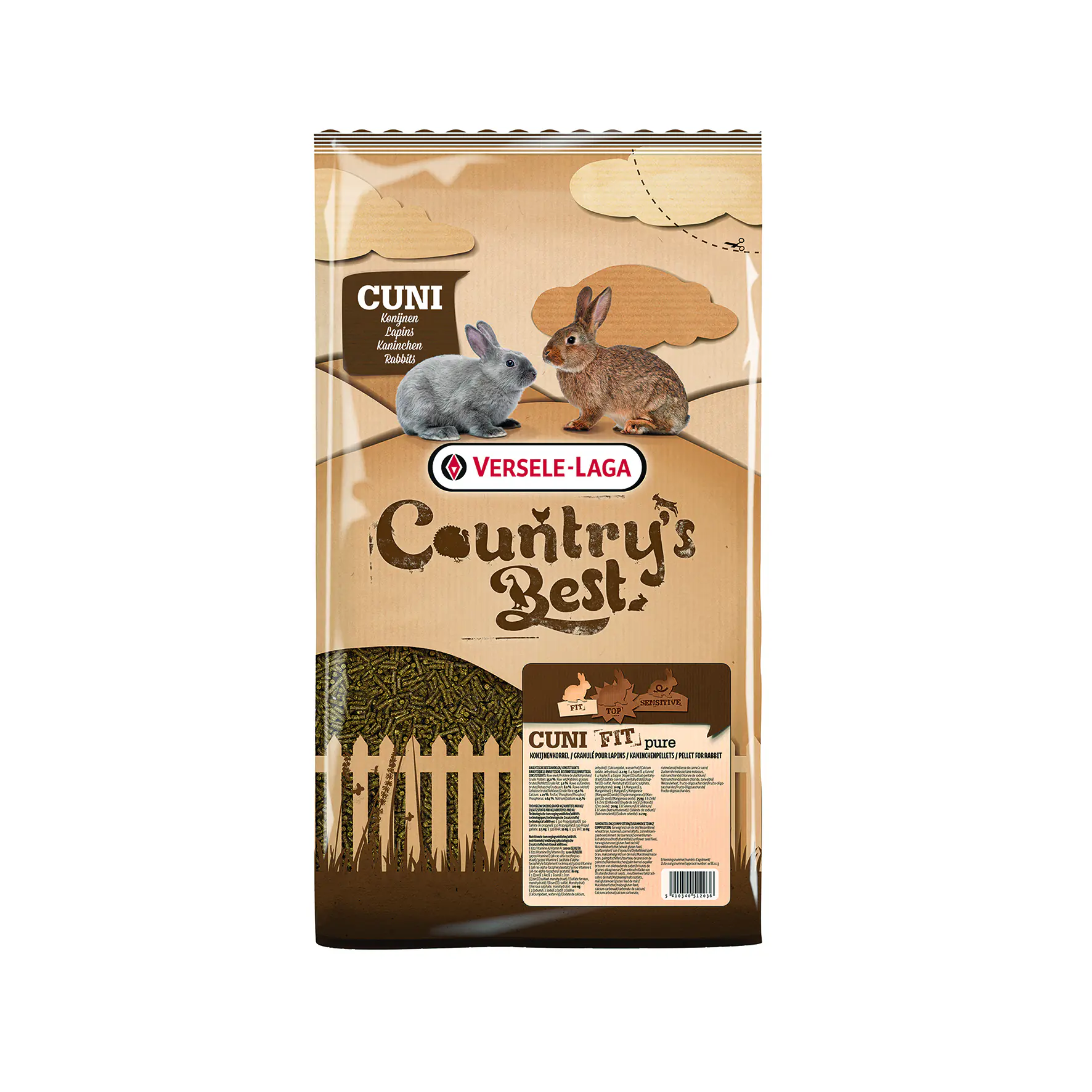 Country's Best Kaninchenfutter Cuni Fit Pure 5 kg