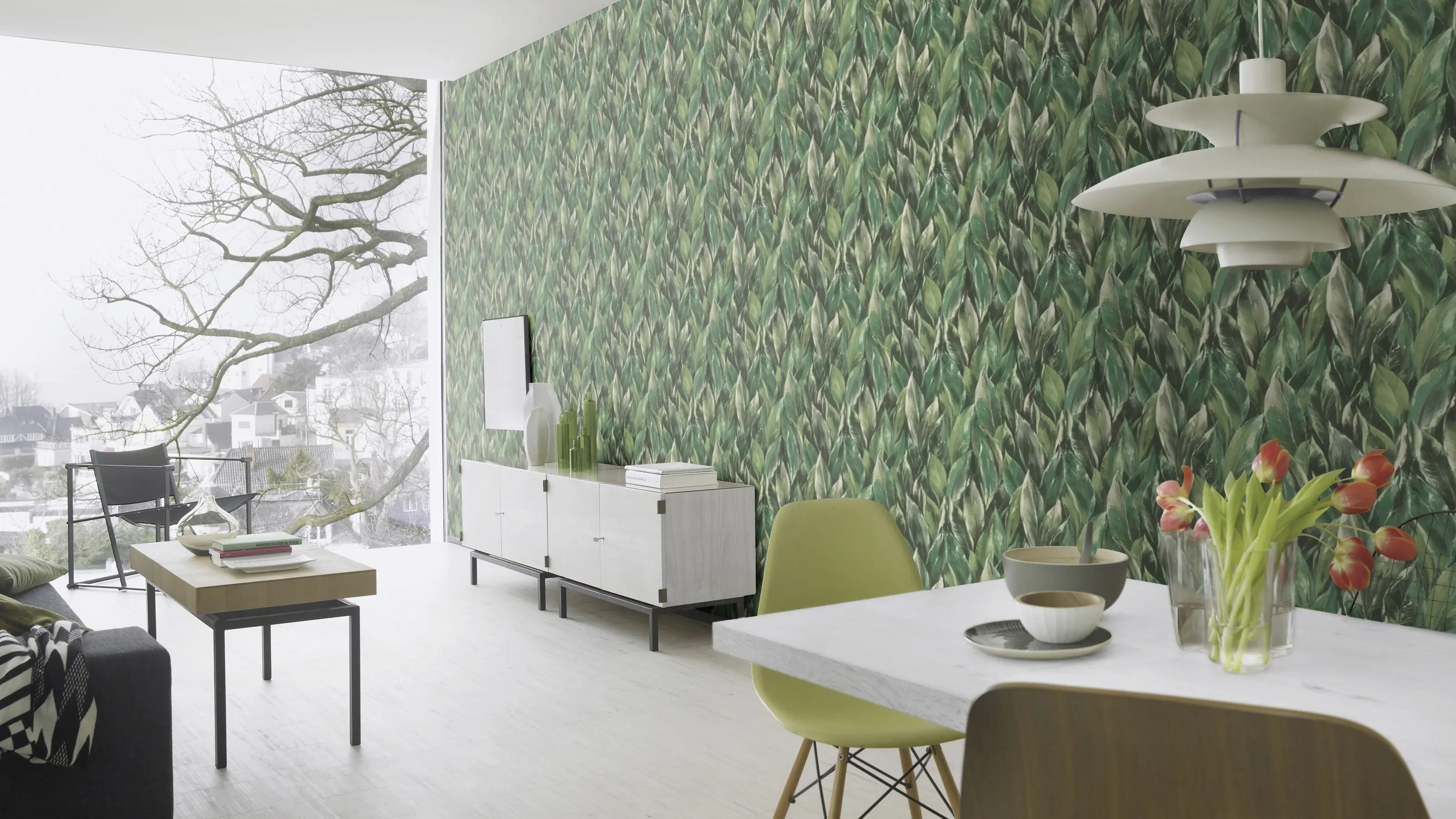 Rasch Vliestapete 537345 Grün-Dunkelgrün Muster & Motive 10,05 m x 0,53 m