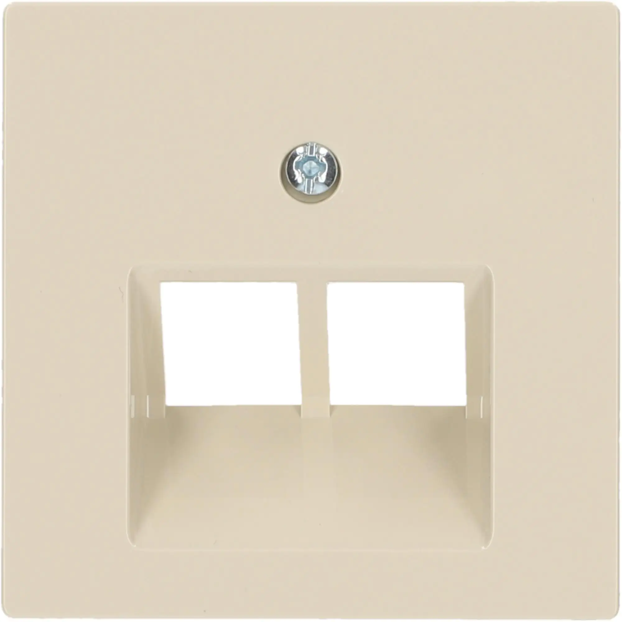 Merten UAE-Abdeckung 2-fach System M, weiß, 296144 Merten UAE-Abdeckung 2-fach System M, weiß, 296144