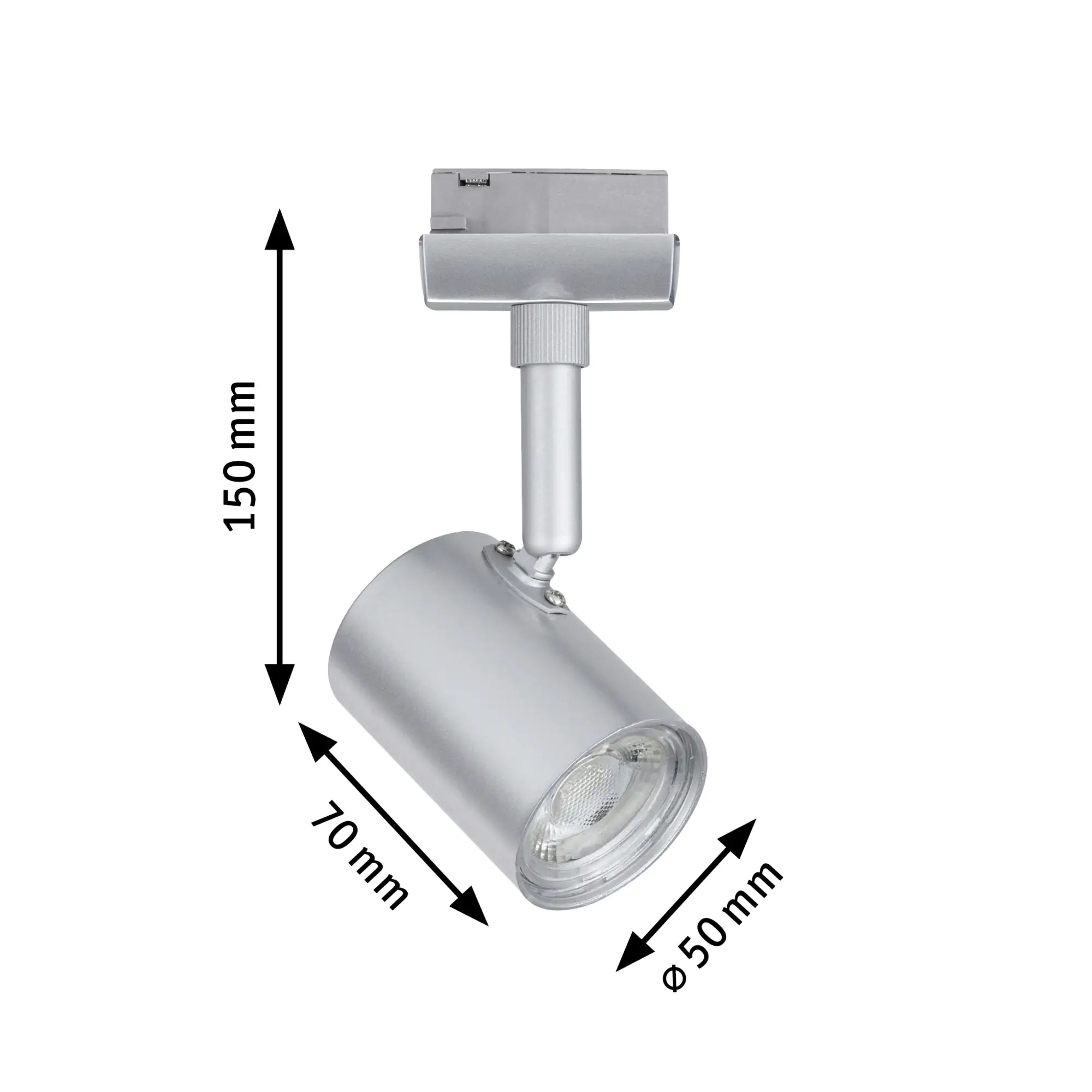 Paulmann URail LED Einzelspot Limba chrom matt warmweiß