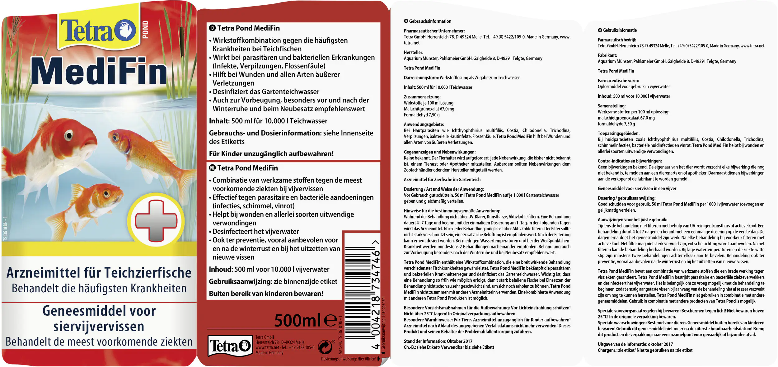 Tetra Arzneimittel Pond MediFin 500 ml Tetra Arzneimittel Pond MediFin 500 ml