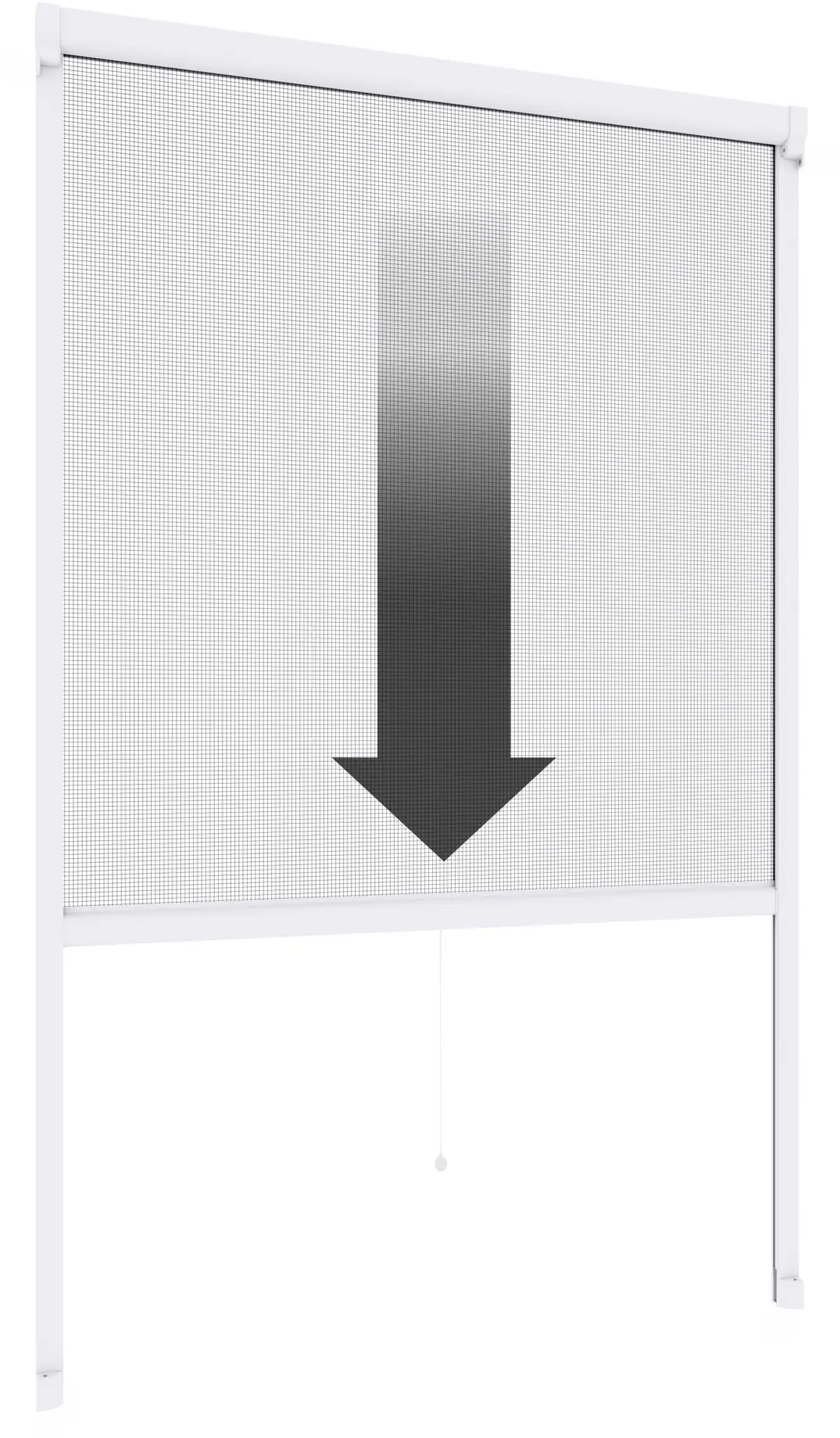 Windhager IS Maßrollo Fenster bis 130 x 160 cm schwarz/weiß