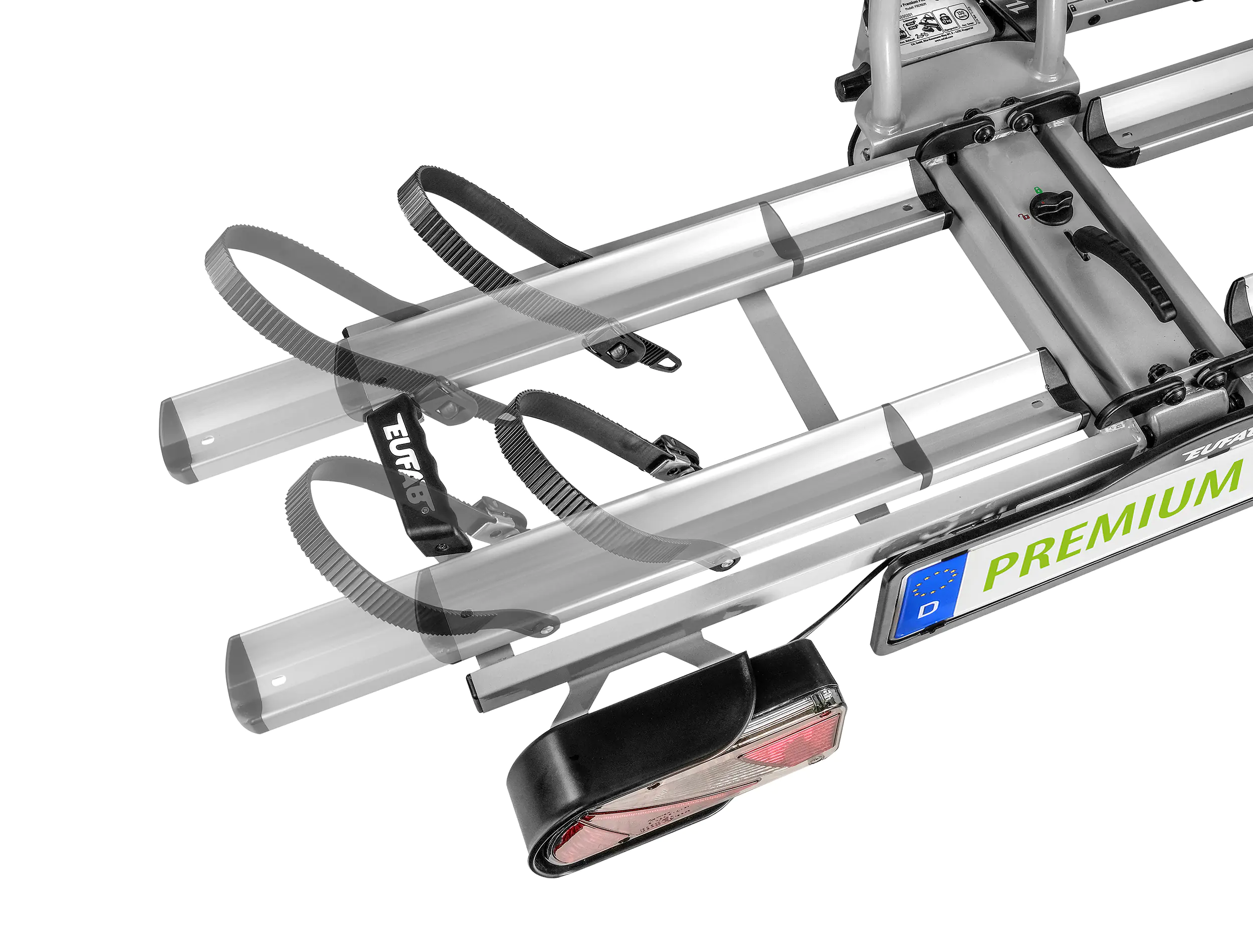 EUFAB Fahrradheckträger PREMIUM PRO X2 für 2 Fahrräder komplett vormontiert EUFAB Fahrradheckträger PREMIUM PRO X2 für 2 Fahrräder komplett vormontiert
