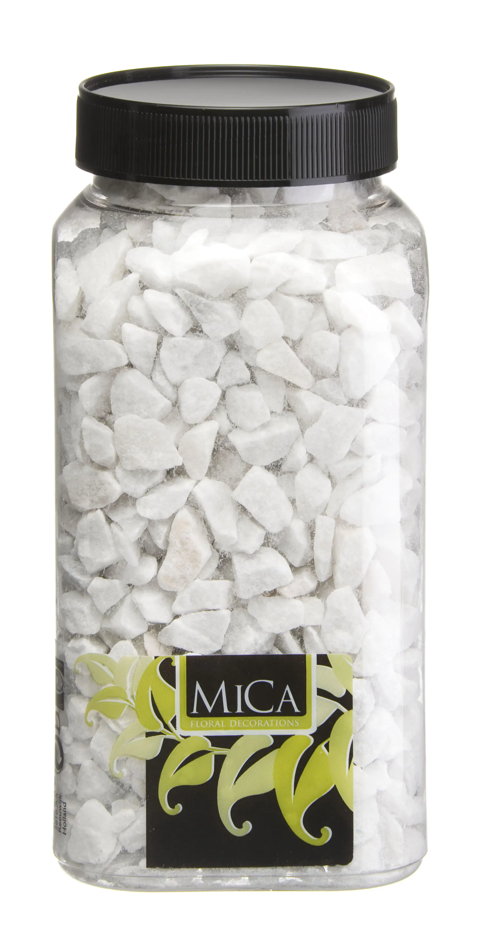 Mica Decorations Dekorative Steine weiß 650 ml 1 kg
