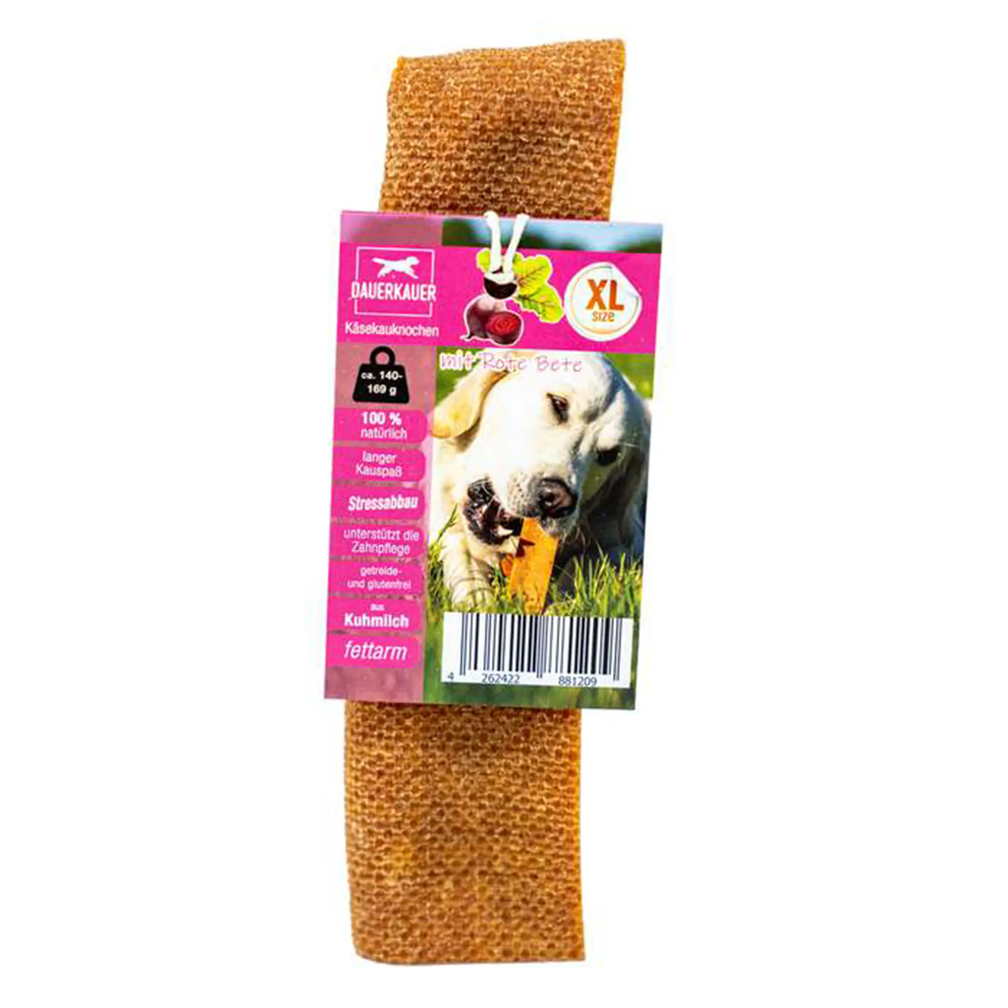Wolters Hundeleckerli Dauerkauer vegetarischer Käseknochen mit Rote Bete 140 - 169 g Wolters Hundeleckerli Dauerkauer vegetarischer Käseknochen mit Rote Bete 140 - 169 g