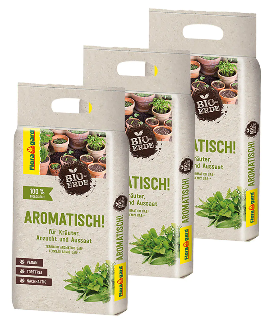 Floragard Bio Kräutererde Aromatisch torffrei