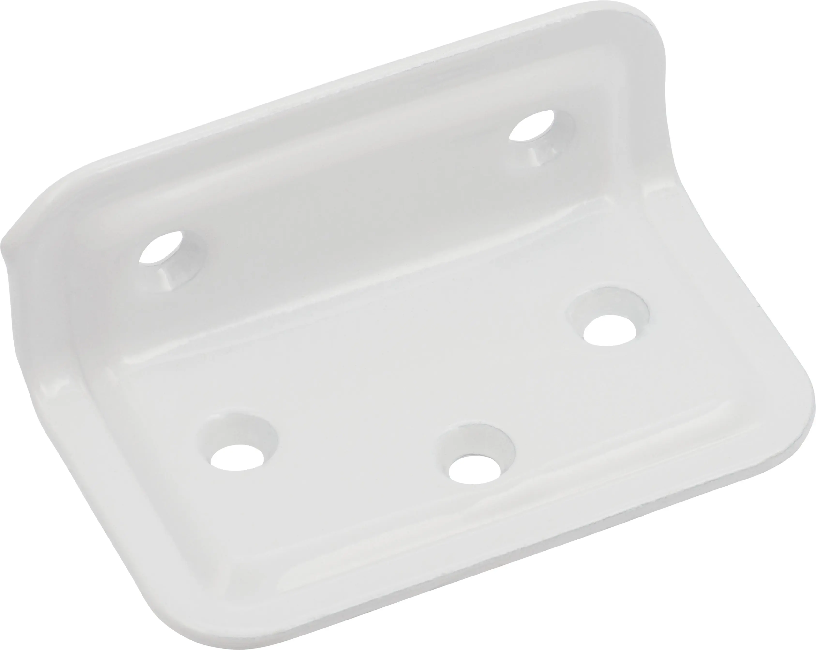 Conmetall Breitwinkel 70 x 40 x 25 mm weiß verzinkt, 1 Stück