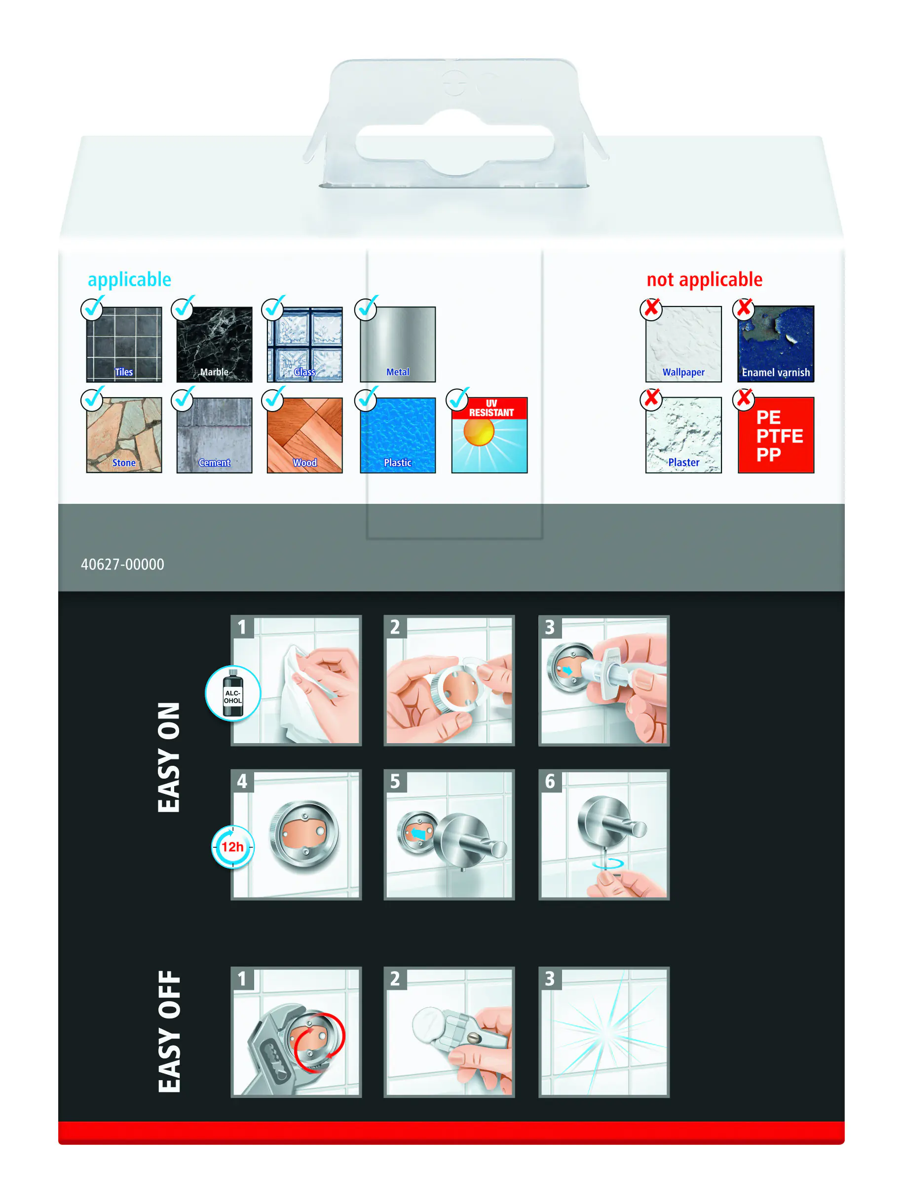 tesa Toilettenpapierhalter Ekkro mit Deckel chrom