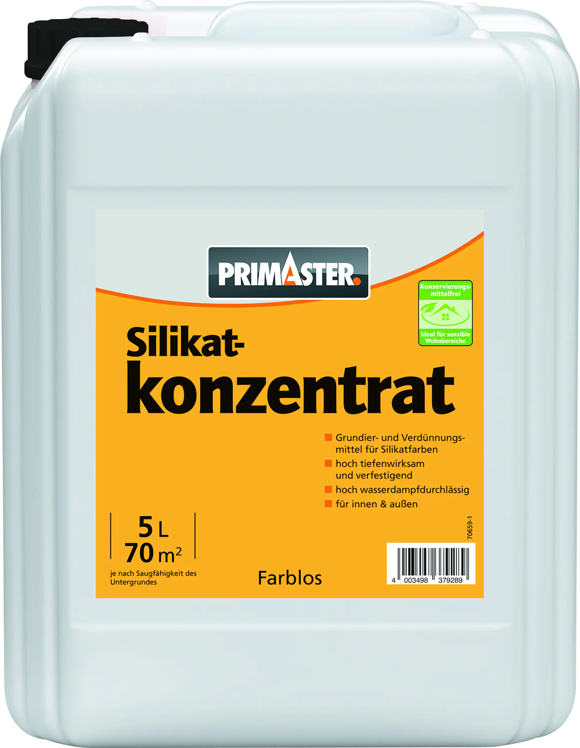 Primaster Silikatkonzentrat 5,0 L farblos Primaster Silikatkonzentrat 5,0 L farblos
