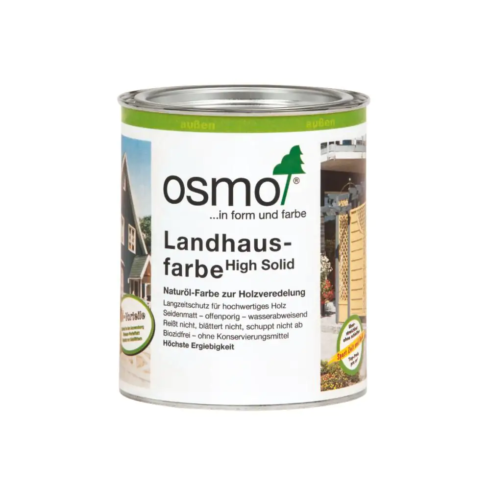Osmo Landhausfarbe 750 ml steingrau