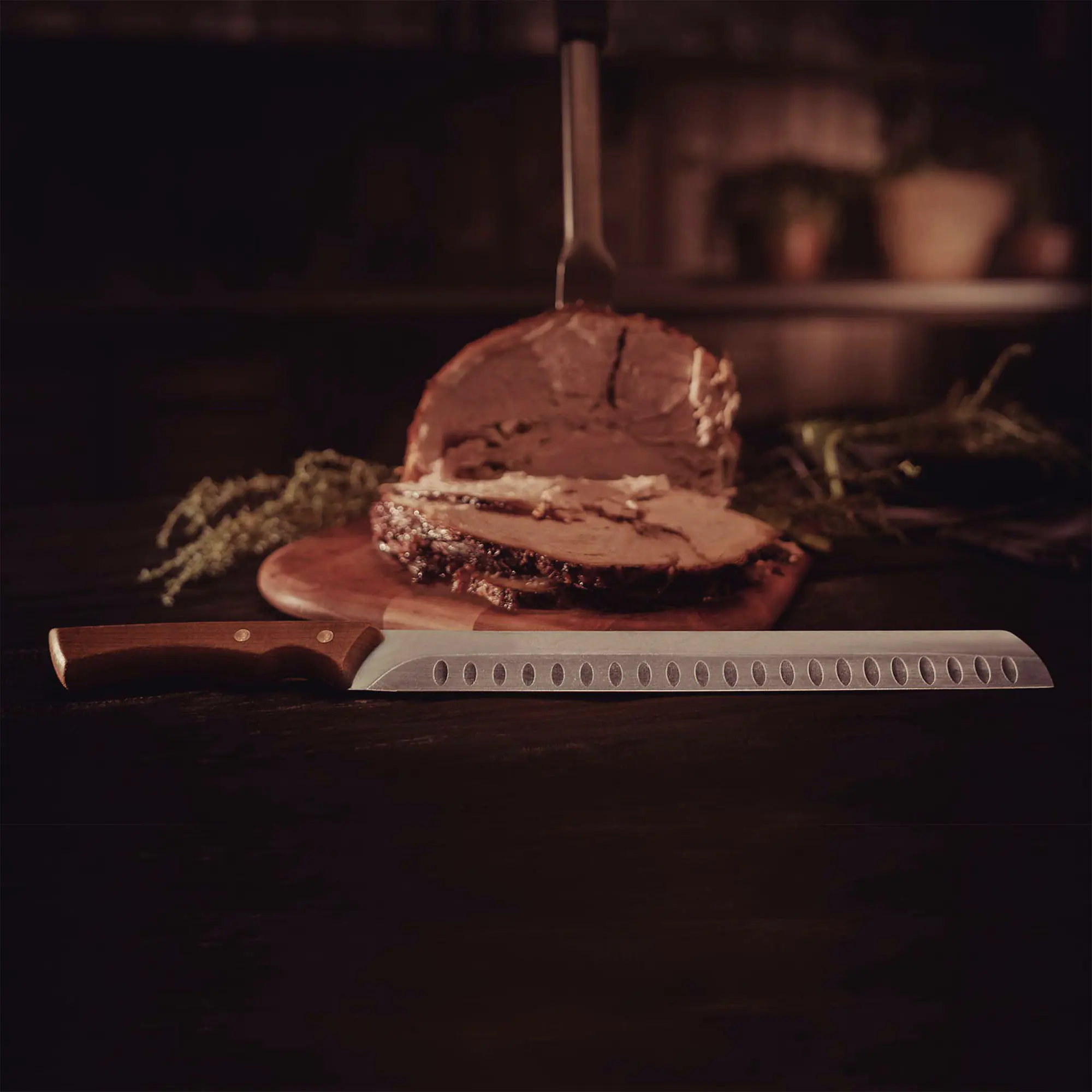 Tramontina Churrasco Schinkenmesser 44 cm schwarz