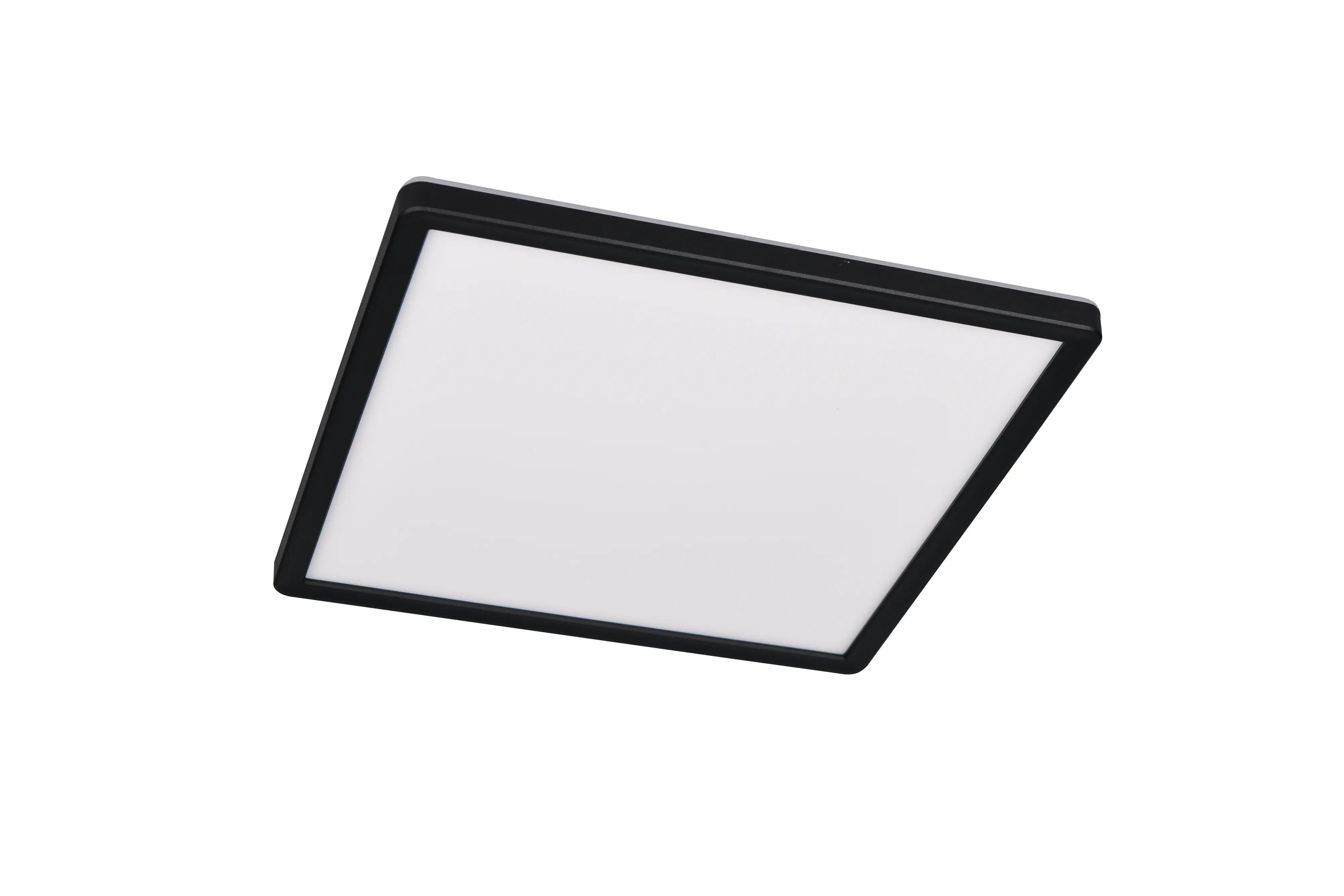 Reality LED-Deckenleuchte Emra schwarz matt Memory Funktion warmweiß-neutralweiß