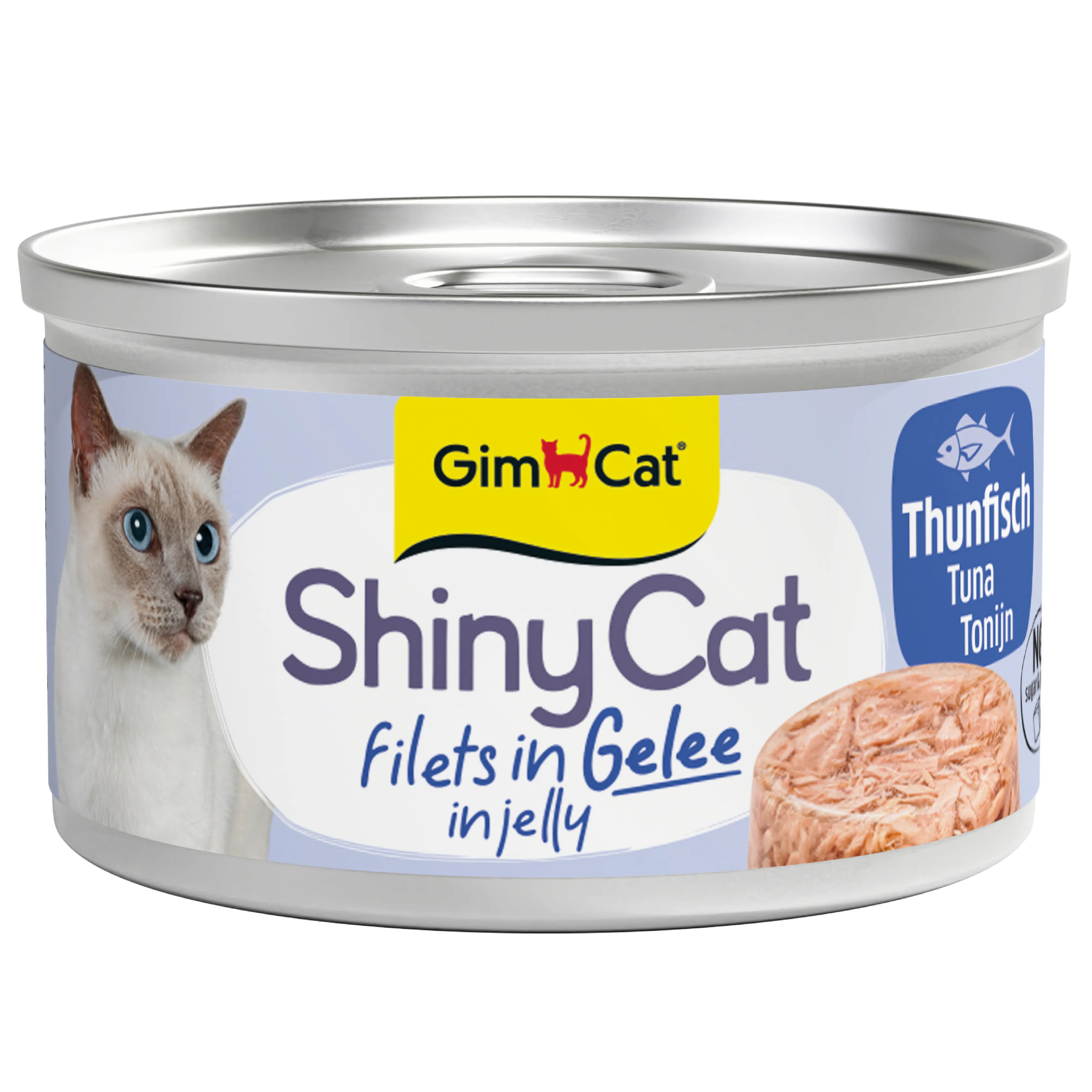 GimCat ShinyCat Katzennassfutter in Jelly 70 g Thunfisch