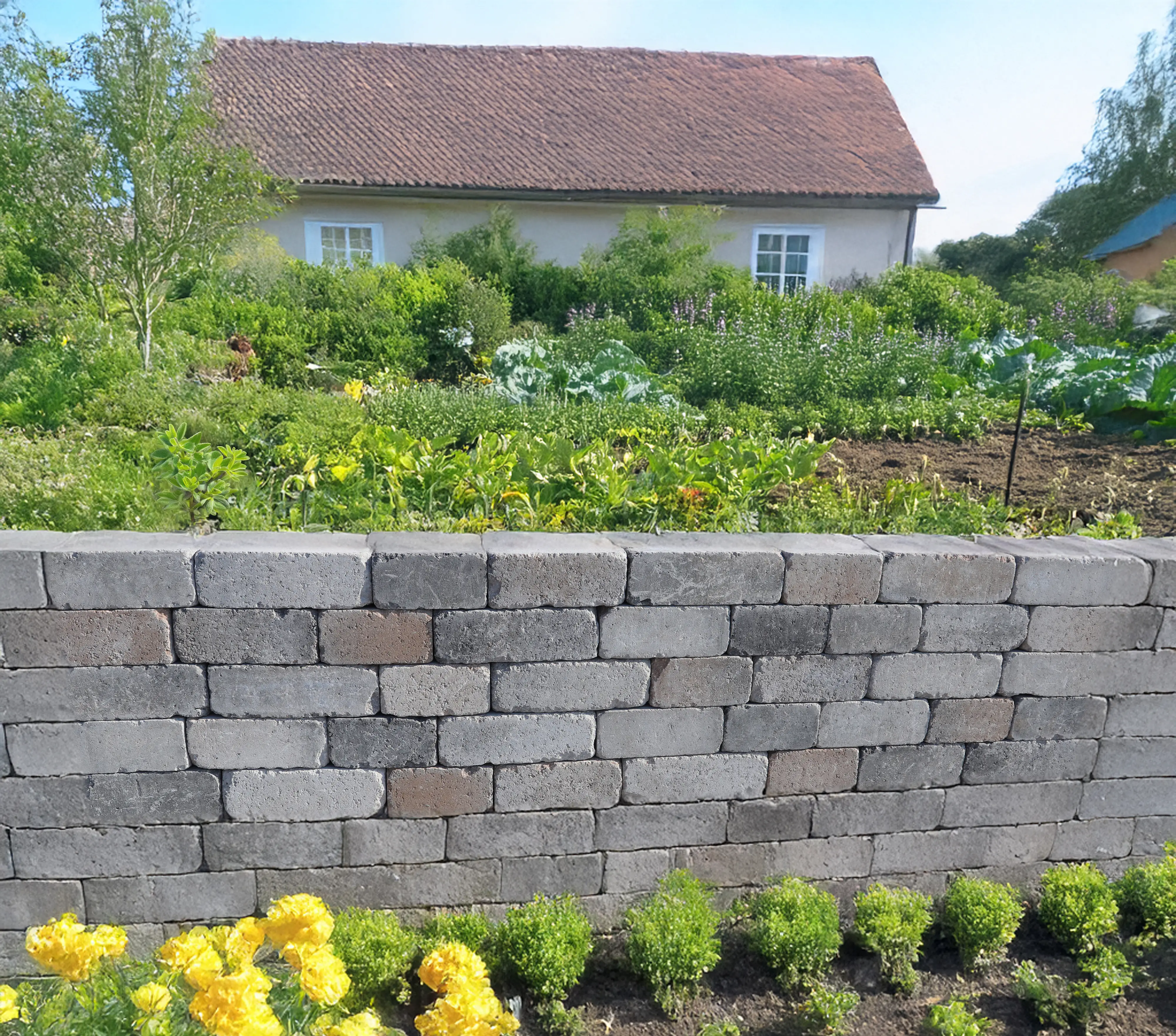 EHL Mauerstein Verona Antik Light 36 x 14 x 12 cm muschelkalk 