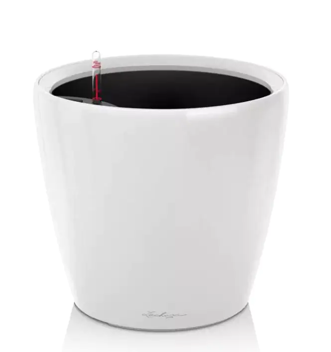 Lechuza Pflanzgefäß Classico Premium 43 weiß hochglanz
