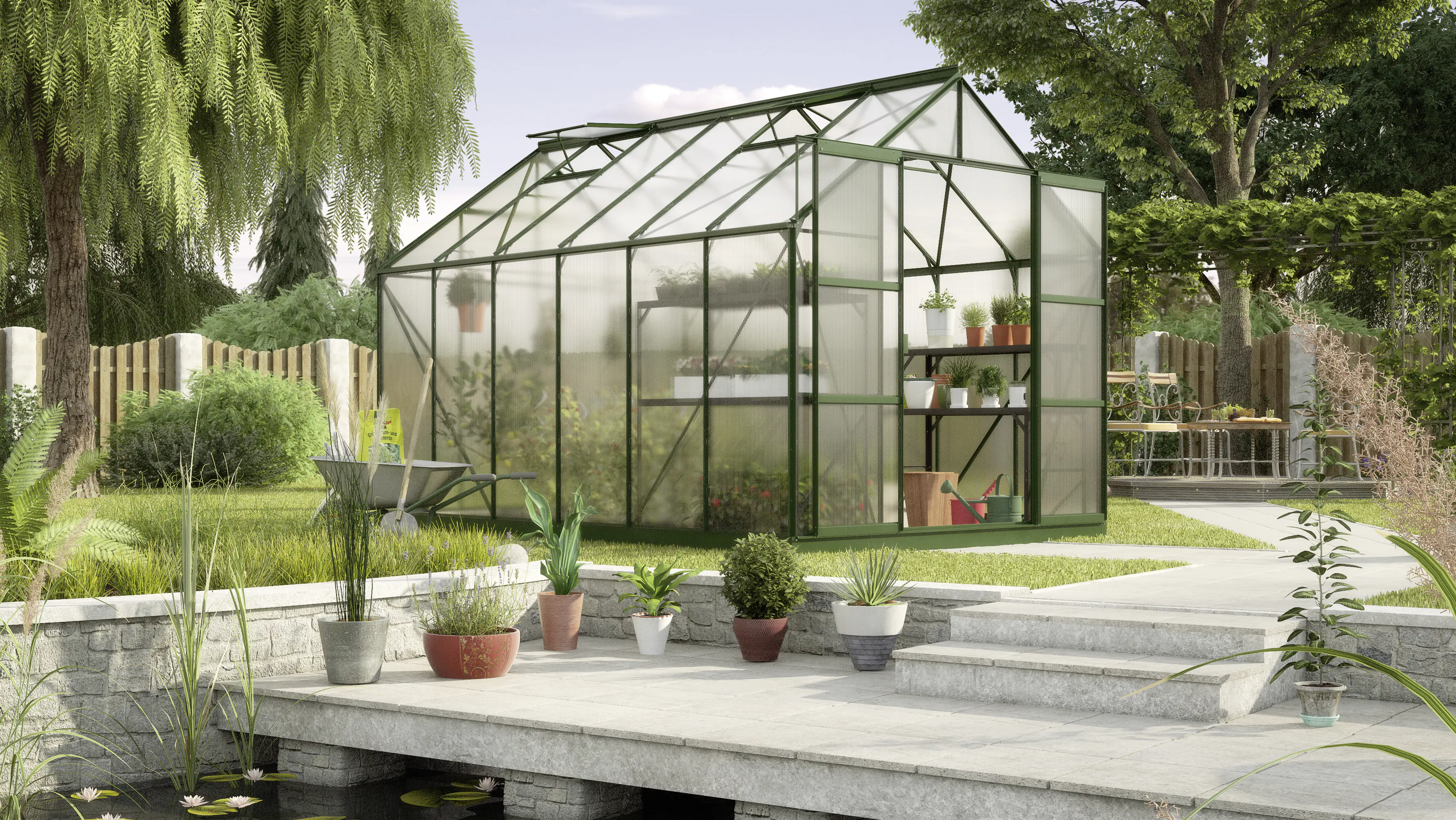 Vitavia Gewächshaus Uranus 9900 HPK 4 mm 254 x 379 cm