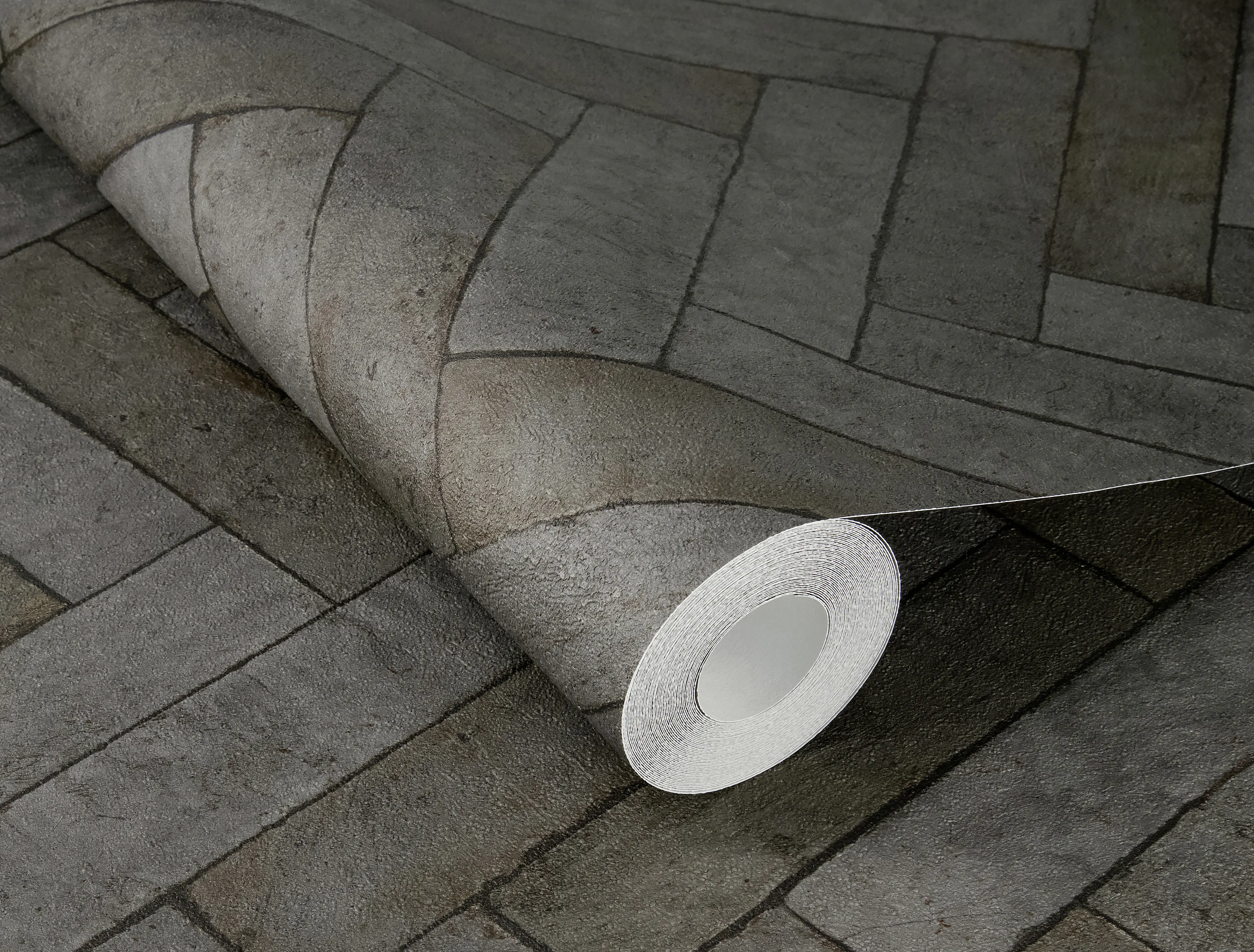 Rasch Vliestapete 499162 Schwarz-Anthrazit Muster & Motive 10,05 m x 0,53 m