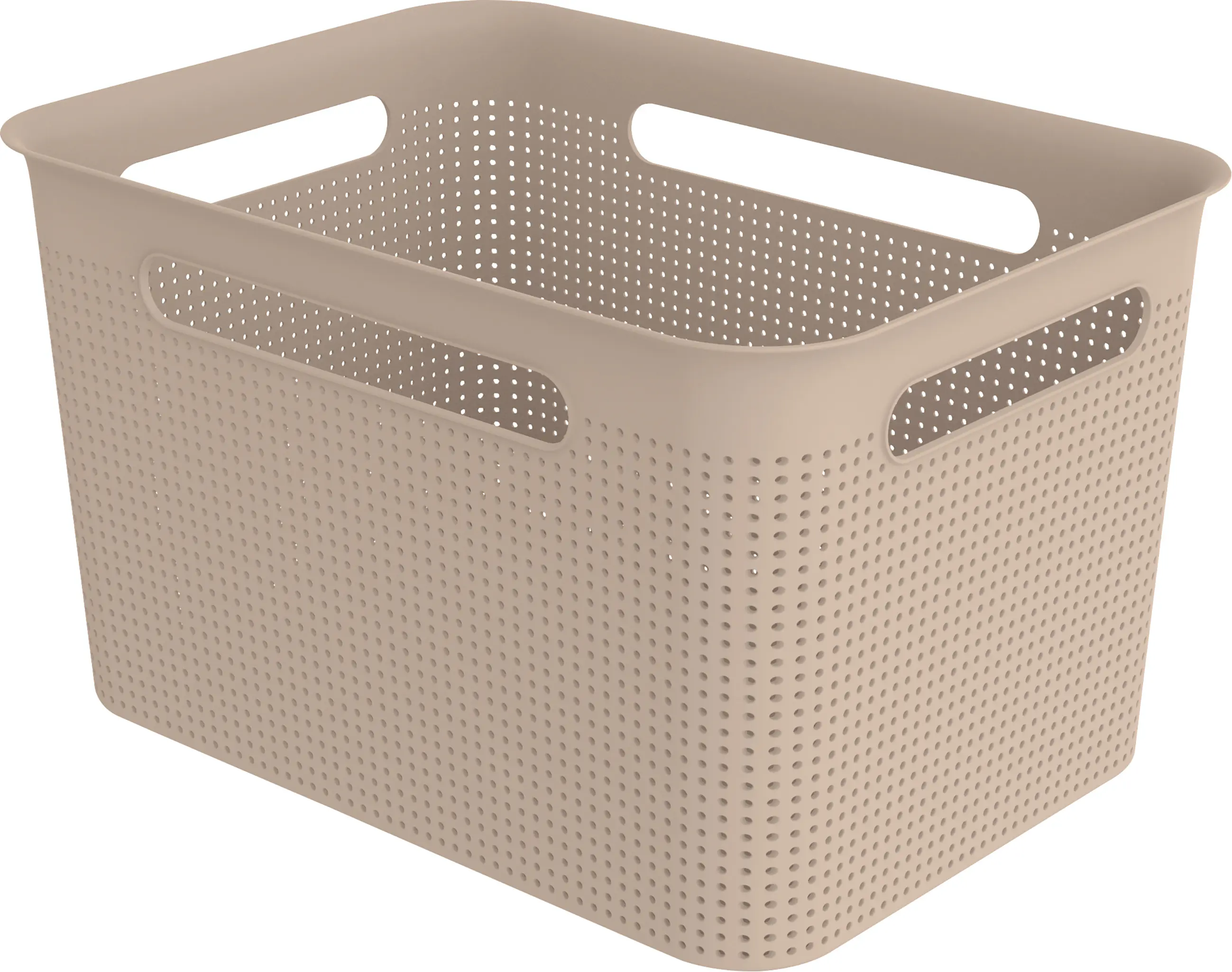 Rotho Wäschebox Brisen, 16 l meadow rose