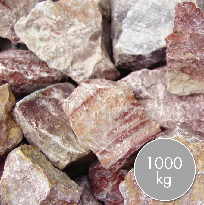 Big Bag Marmorbruch Arabescato 70 - 120  mm 1000 kg