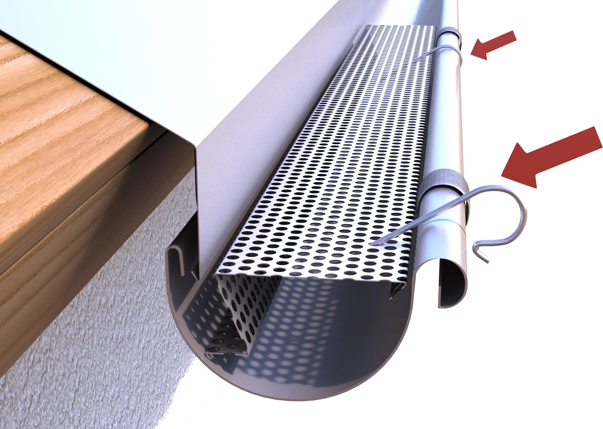 Sarei Laubschutz Alu-natur Lochblech