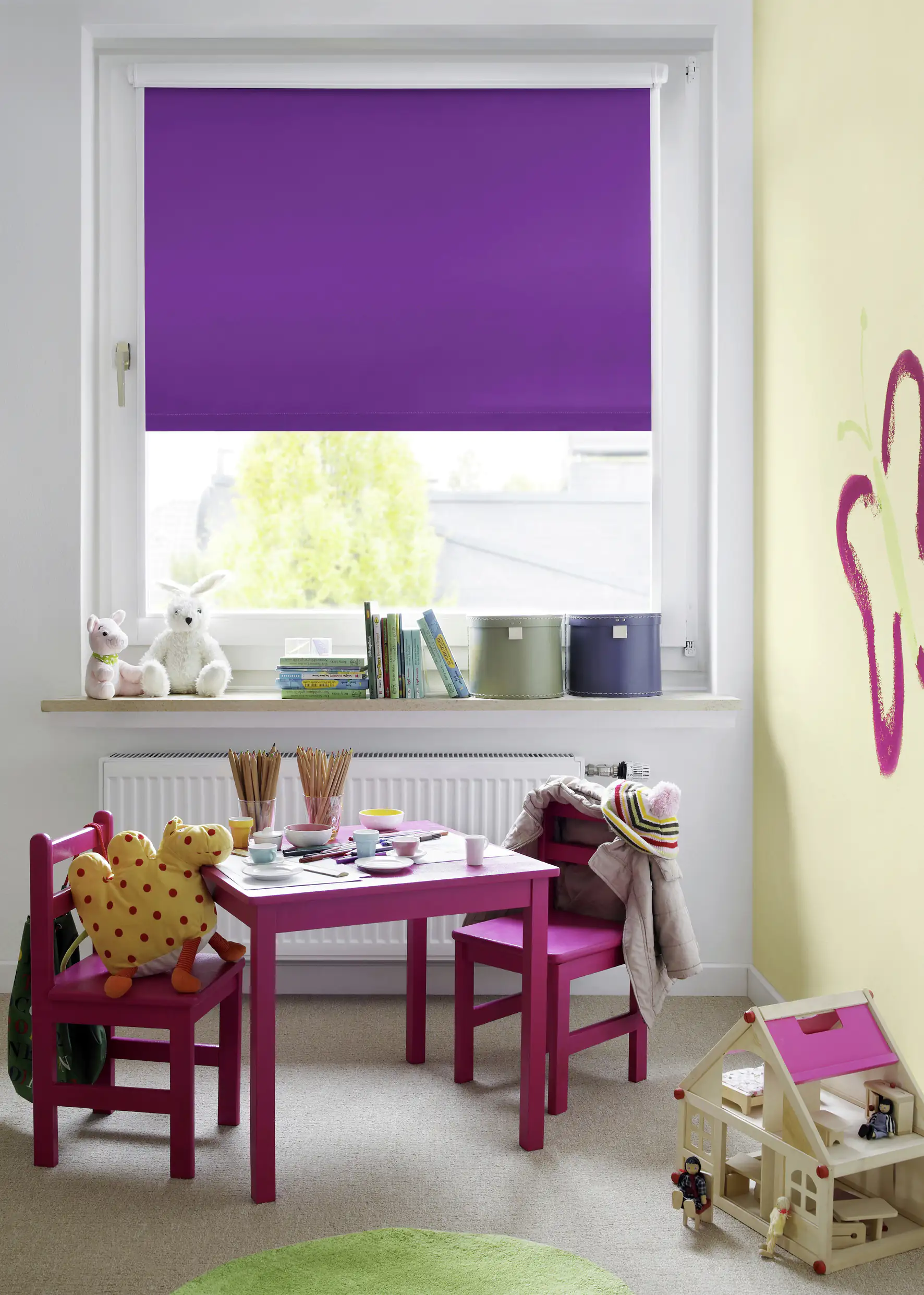 Gardinia EasyFix Thermo Rollo lila 45 x 150 cm