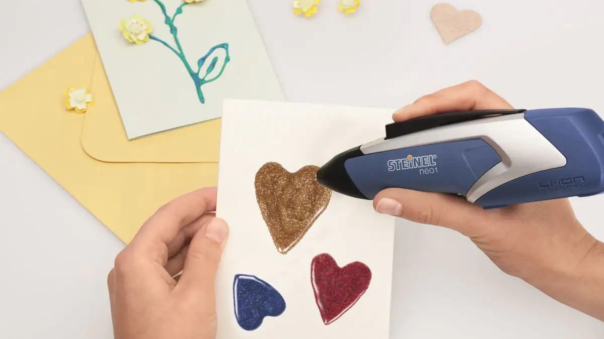 Steinel Klebesticks Ø 7 mm,  bunt (Color), 16 Stück