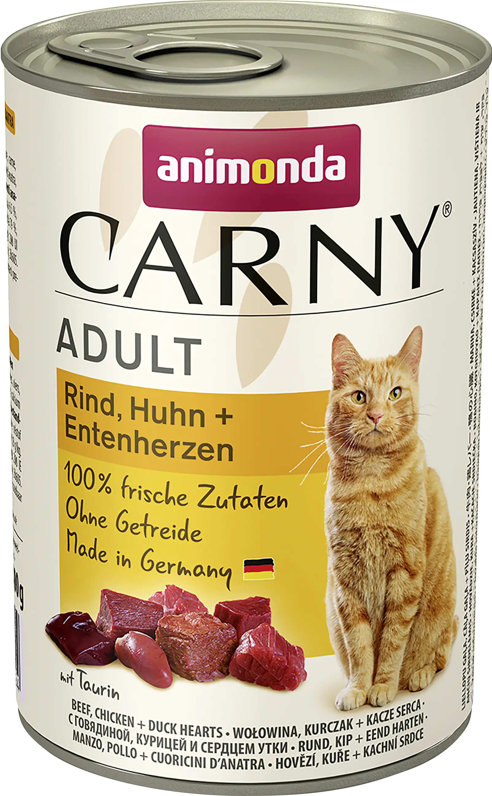 Animonda Carny Adult Rind Huhn + Entenherzen 400 g Animonda Carny Adult Rind Huhn + Entenherzen 400 g