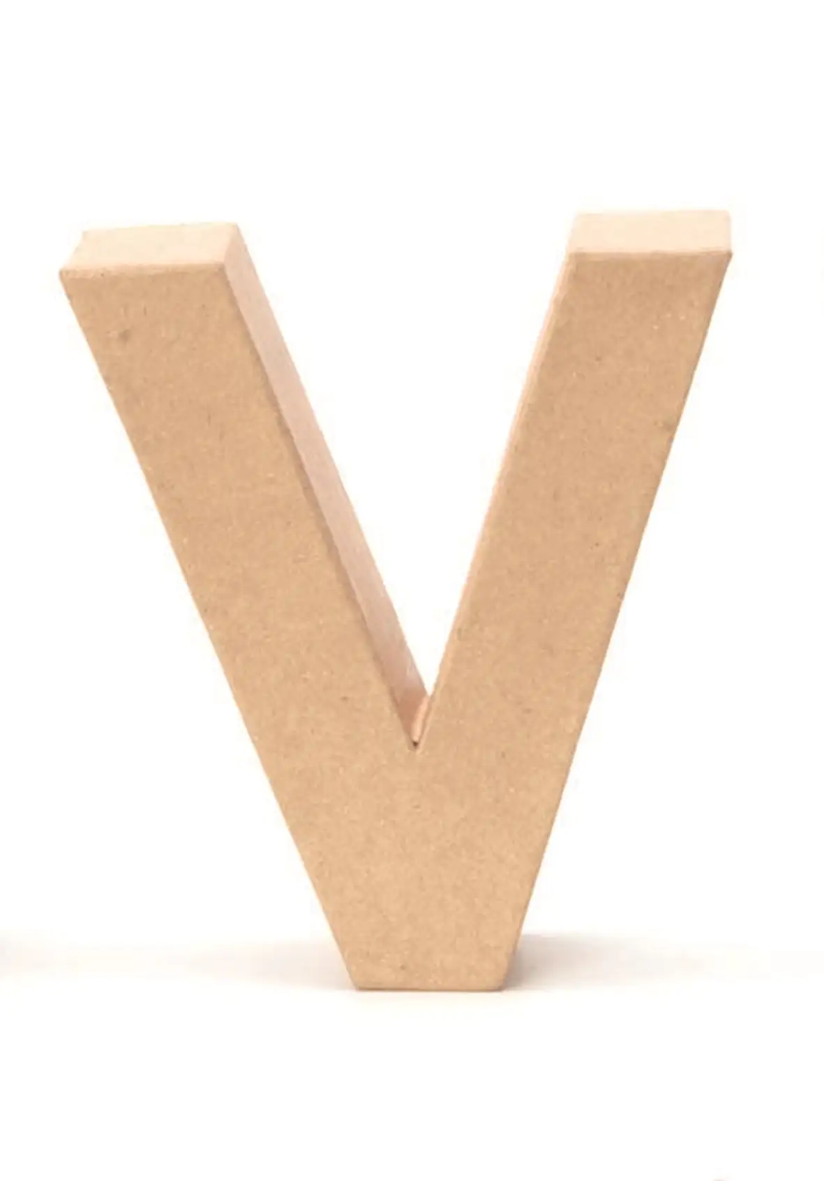 Glorex Papp-Buchstabe V 17,5 x 5,5 cm