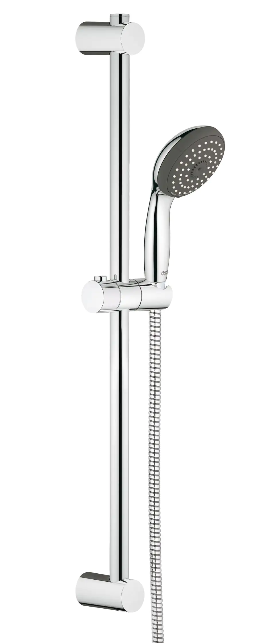 Grohe Brausestangenset Vitalio Start 100 3 Strahlarten, verchromt