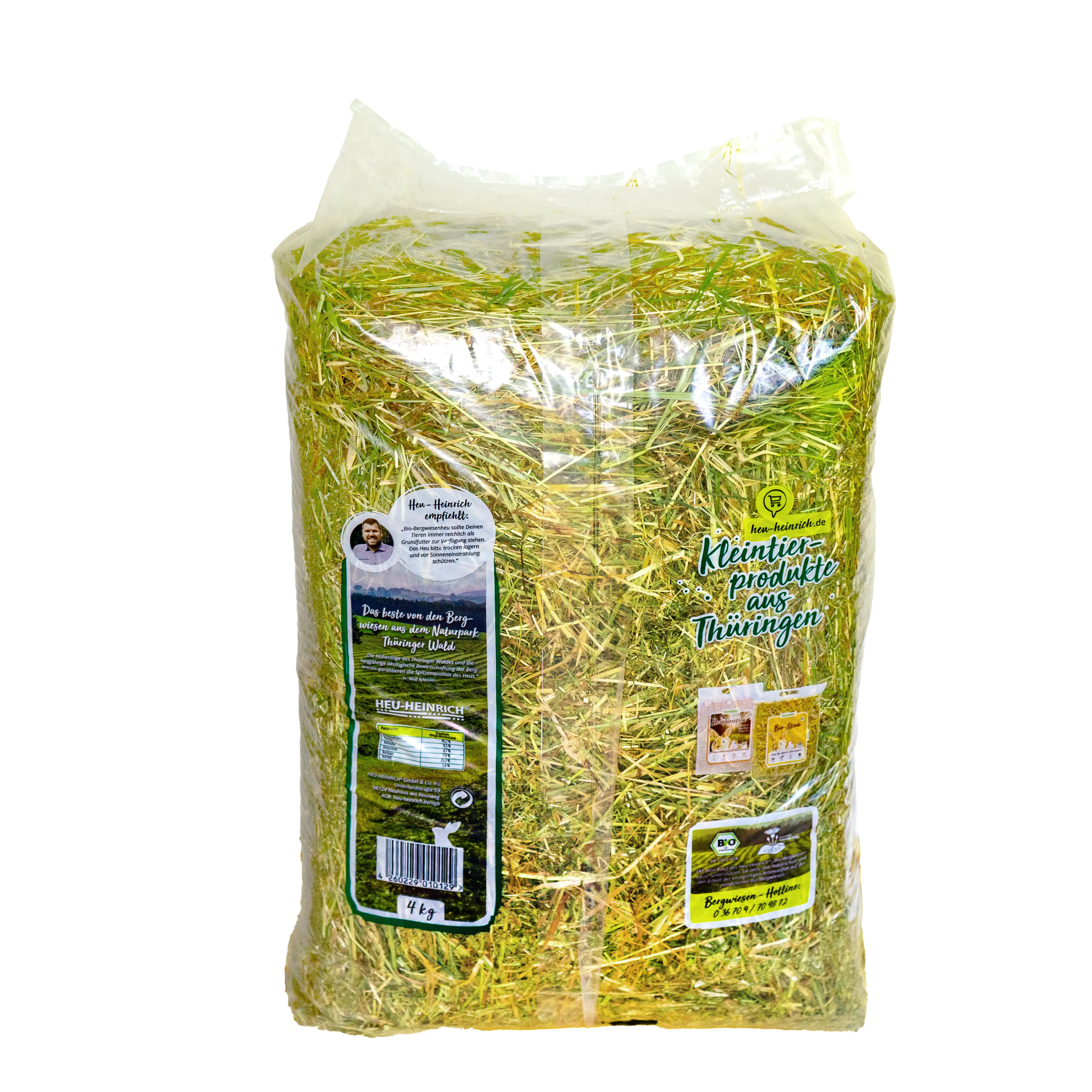 Heu Heinrich Bio Bergwiesenheu 4 kg