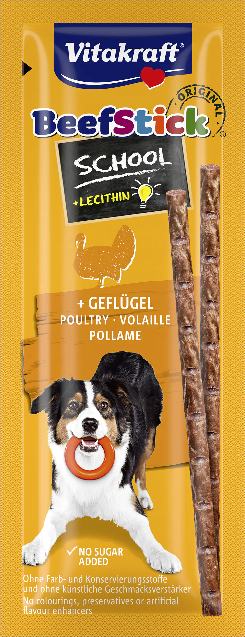 Vitakraft Beefstick School met gevogelte hondensnack (10 st
