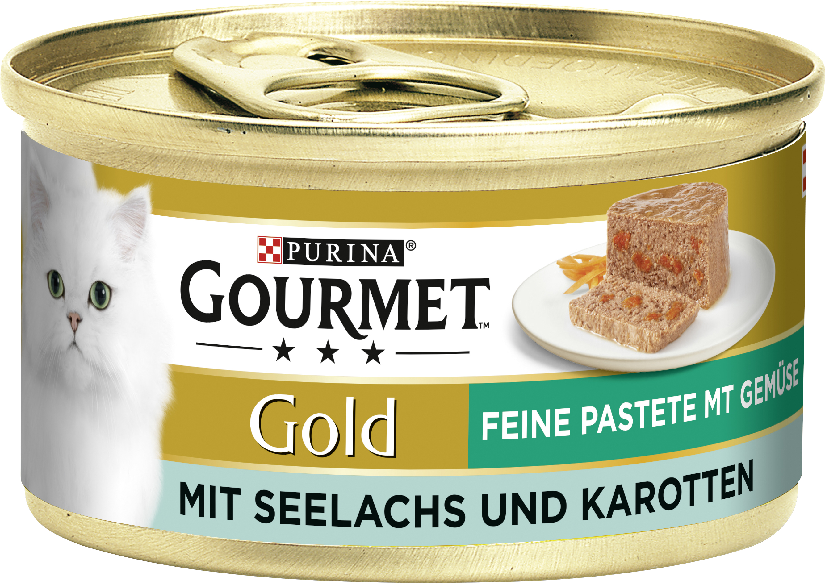 Gourmet Gold Feine Pastete mit Gemüse Seelachs und Karotten 85 g Gourmet Gold Feine Pastete mit Gemüse Seelachs und Karotten 85 g