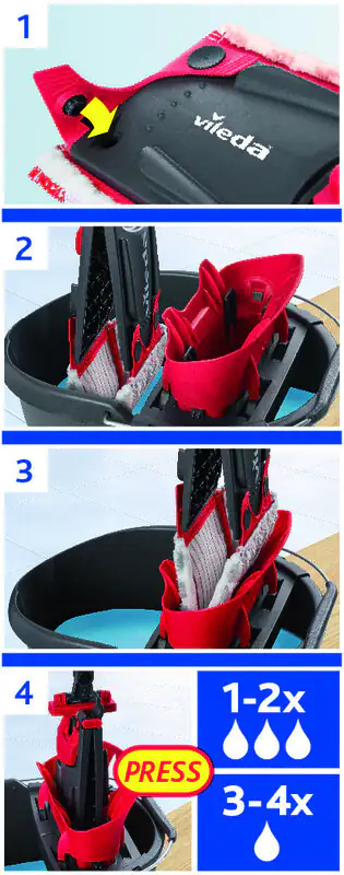 Vileda UltraMax 2 in 1 Komplett-Set inkl. Eimer, Wischer und Wischbezug Vileda UltraMax 2 in 1 Komplett-Set inkl. Eimer, Wischer und Wischbezug