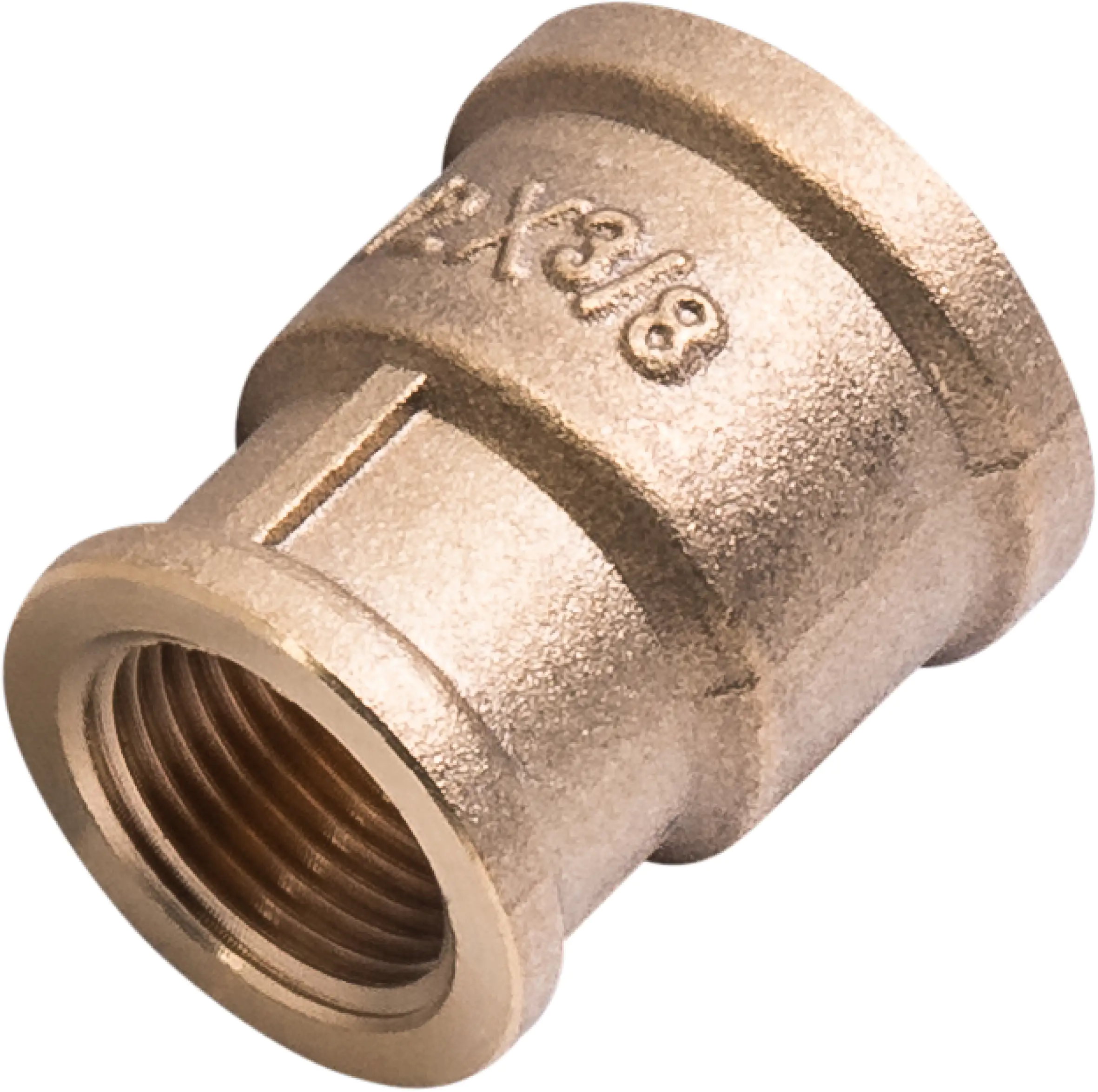 Cornat Reduziermuffe 1/2" IG 3/8" IG Messing blank, 1/2" IG, 3/8" IG