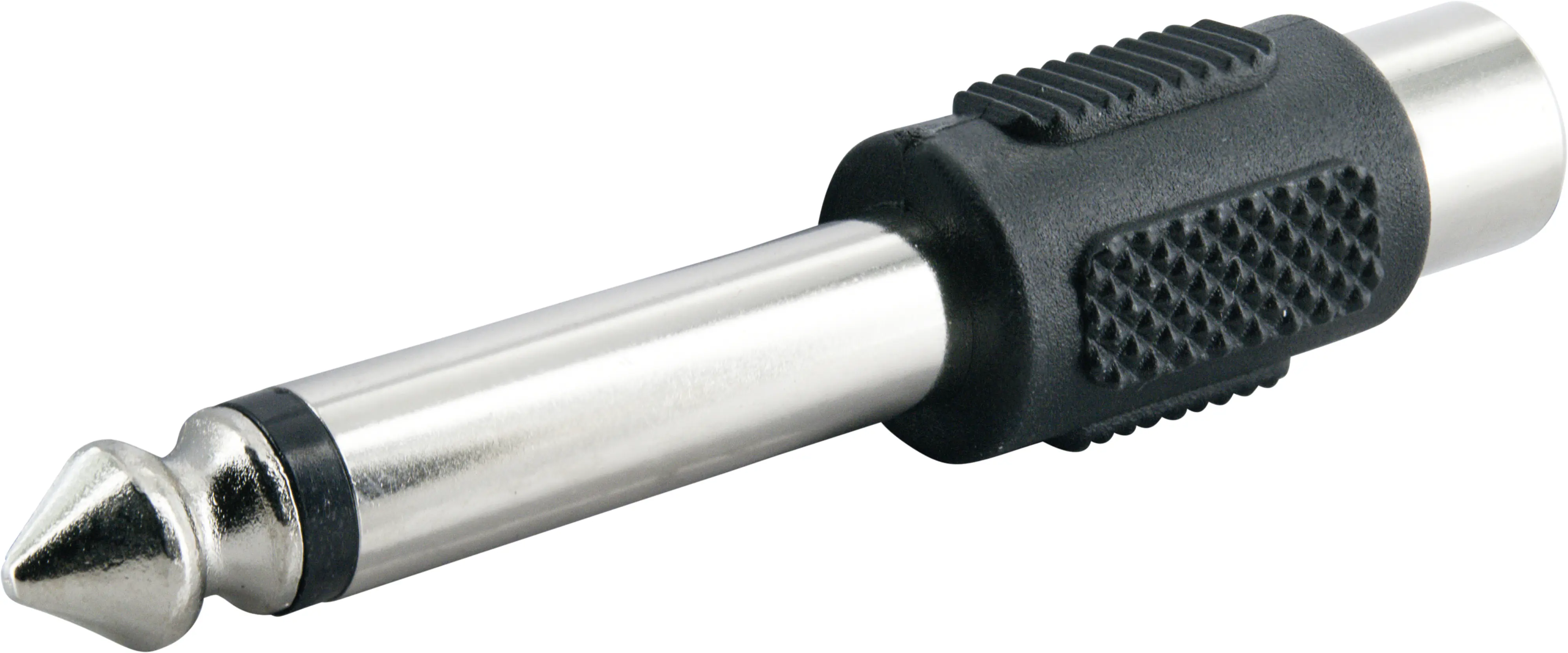 Schwaiger Audio Adapter KHA4010 533 Klinke Cinch schwarz, 1x 6,3mm Klinken Stecker / 1x Cinch Buchse