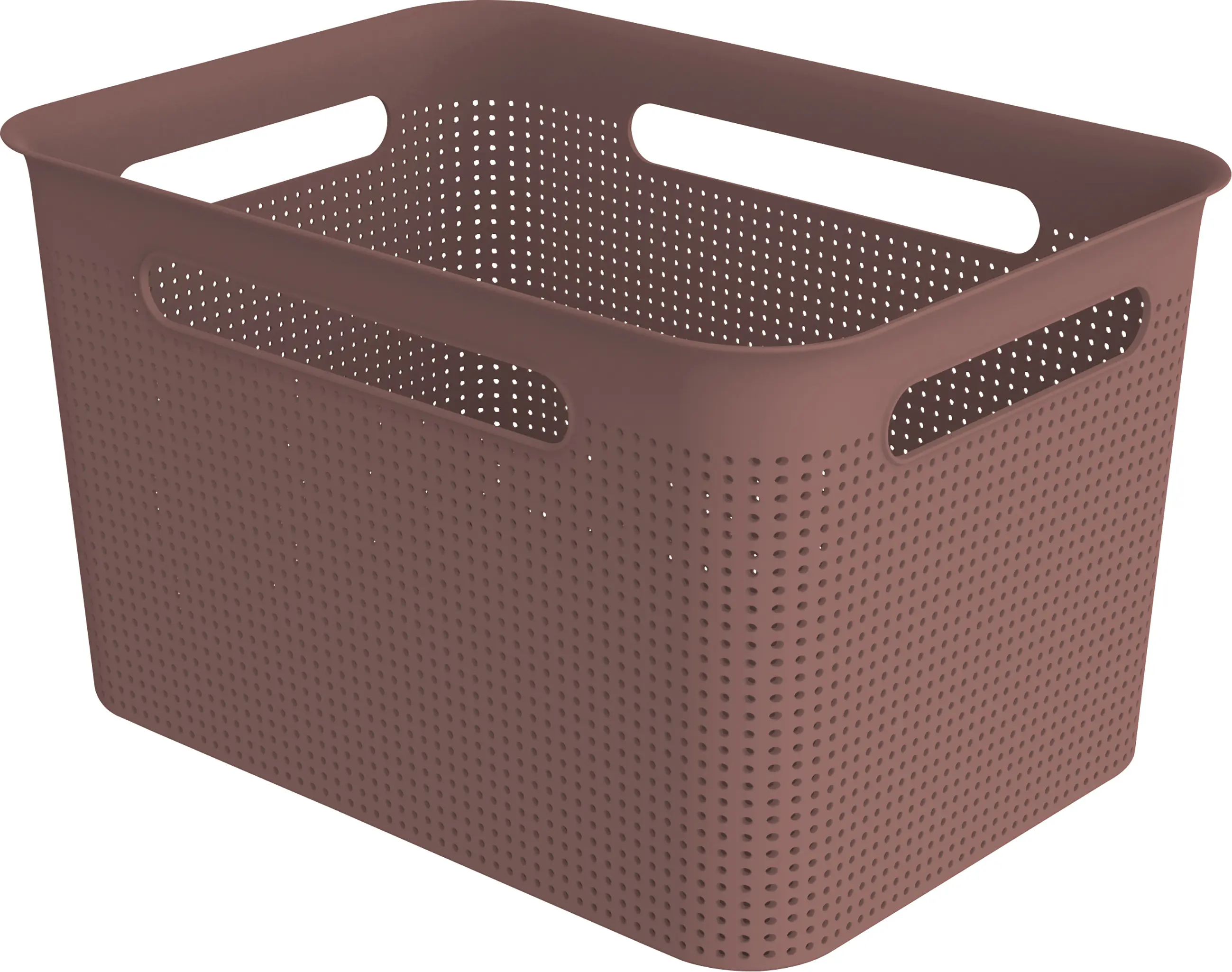 Rotho Wäschebox Brisen, 16 l iron rot Rotho Wäschebox Brisen, 16 l iron rot