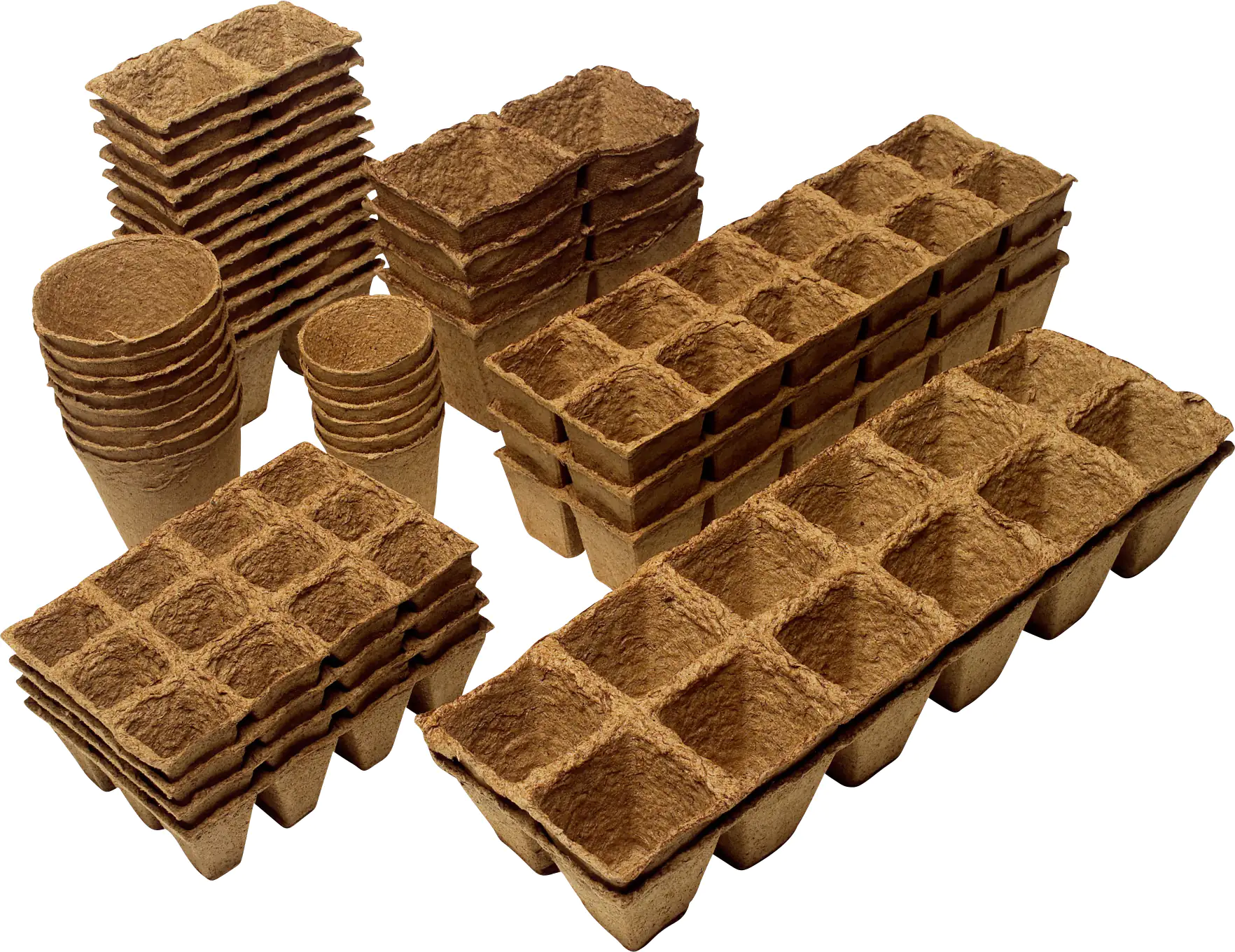 Windhager Anzuchttöpfe 16 x 7,5 cm, 16 Stück