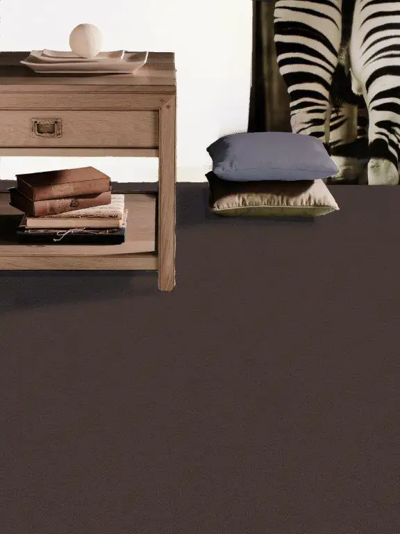 Andiamo Teppichboden Herkules Coupon im Wunschmaß, schokobraun, 4 m breit