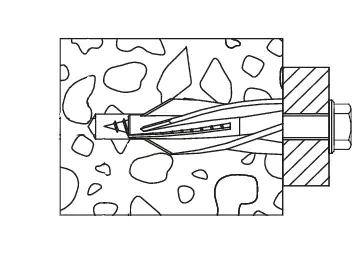 Fischer Gasbetondübel GB 8.0 x 50 mm - 4 Stück