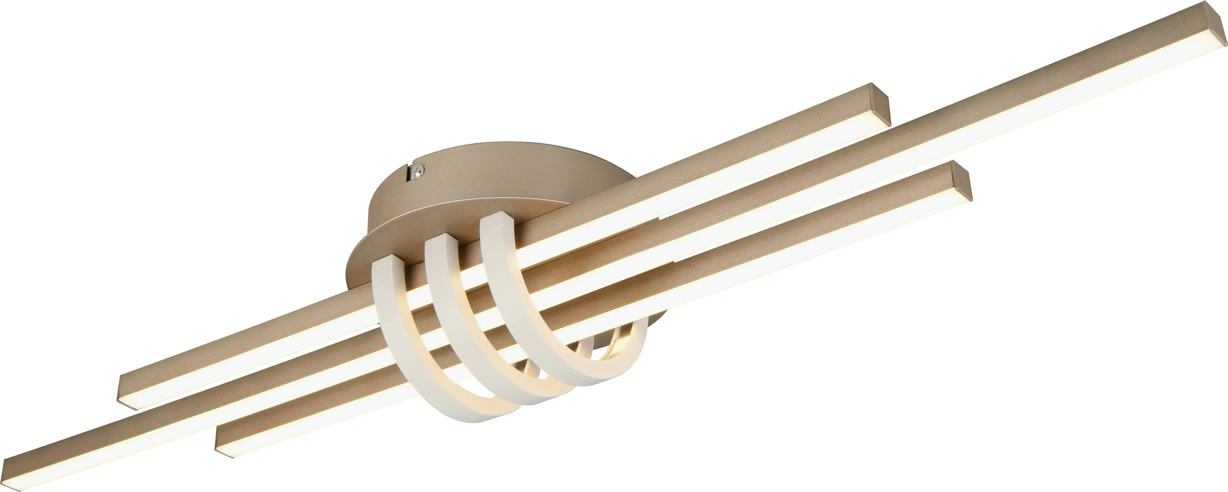 Trio Leuchten LED Deckenleuchte Cinto 25W, coffee Trio Leuchten LED Deckenleuchte Cinto 25W, coffee