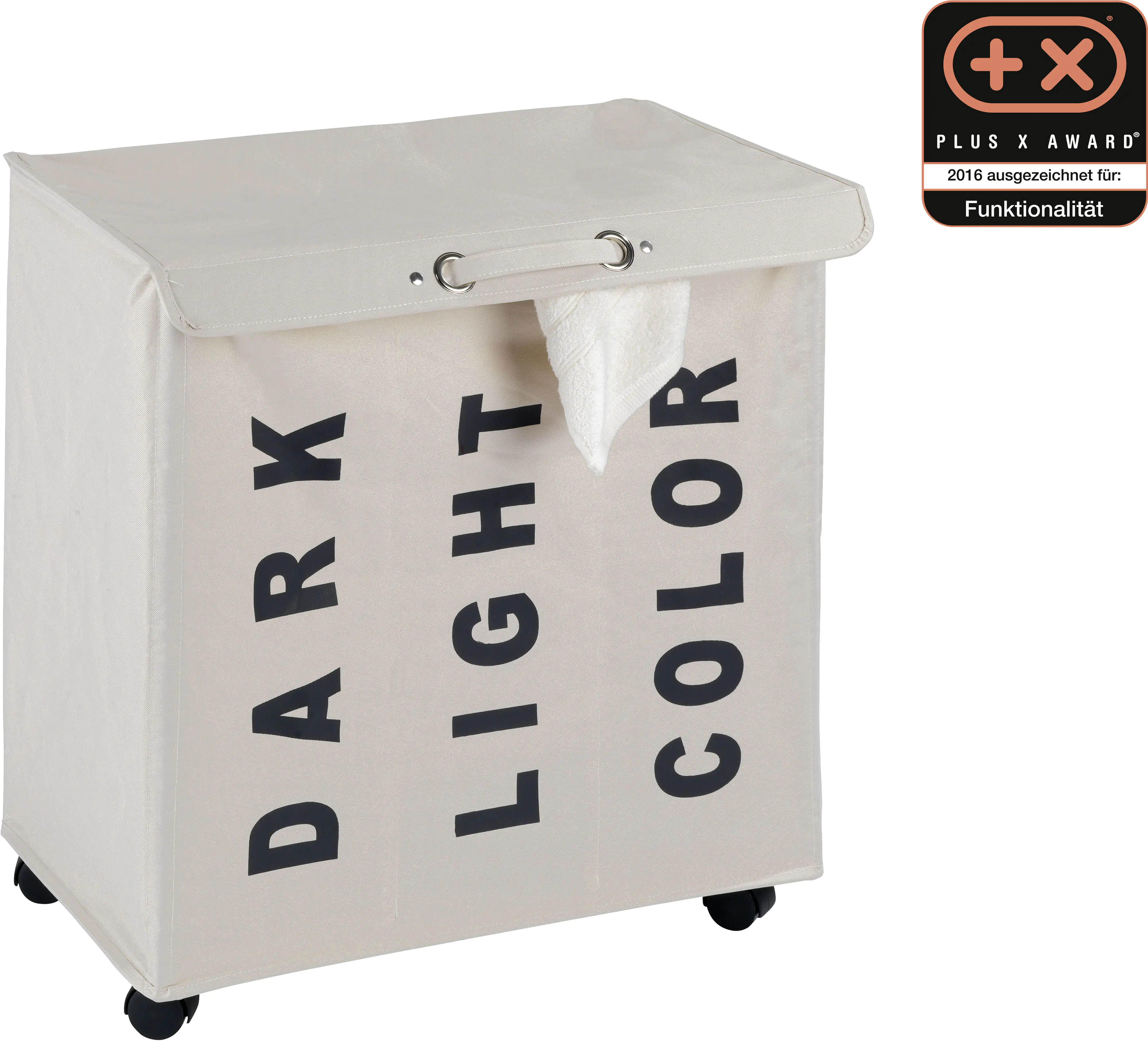 Wenko Wäschesammler Trivo 116 L, beige Wenko Wäschesammler Trivo 116 L, beige