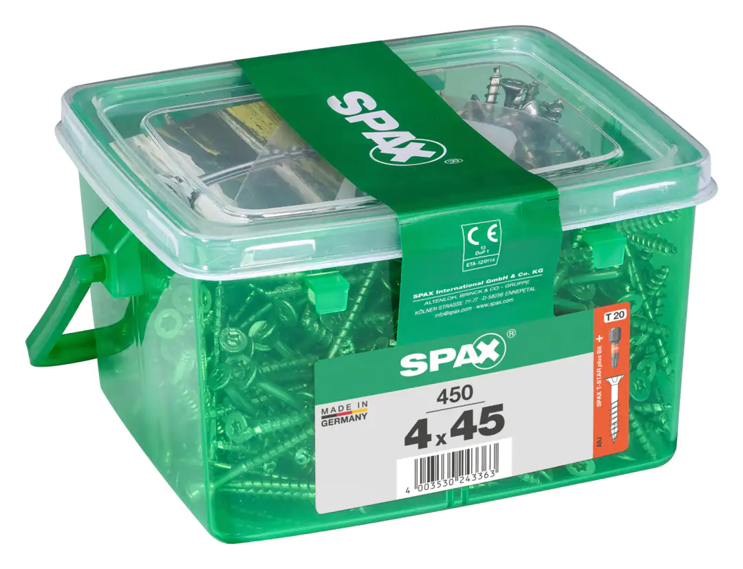 Spax Universalschrauben 4.0 x 45 mm TX 20 - 450 Stk.