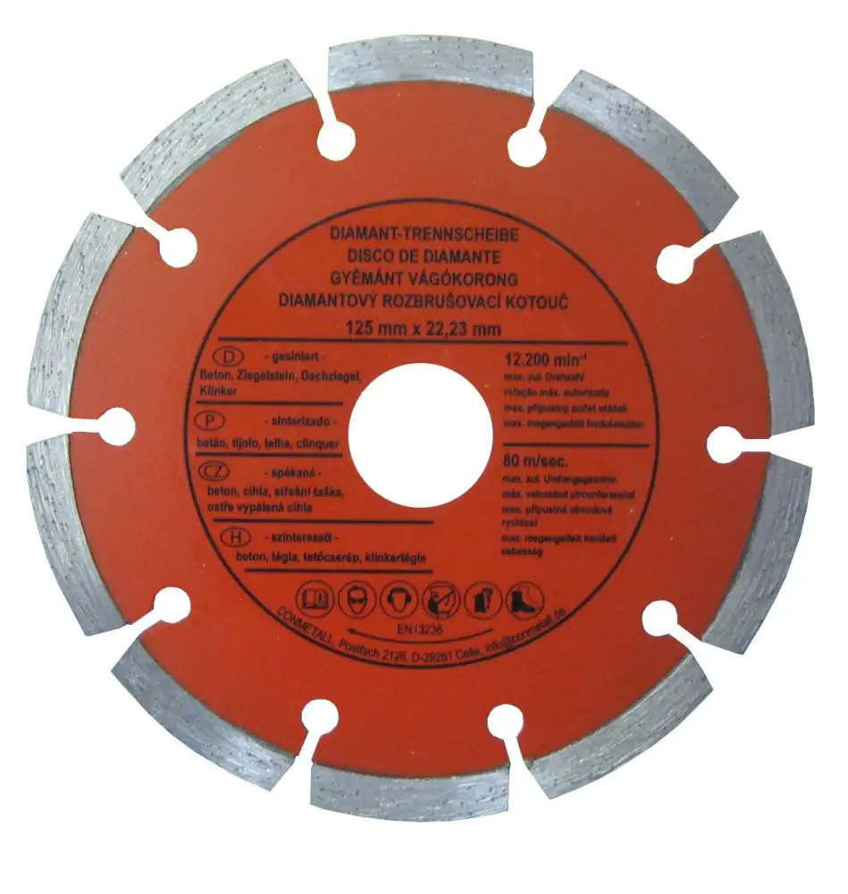 CON:P Trennscheibe 125 x 22,23 mm Diamant für Beton segmentiert