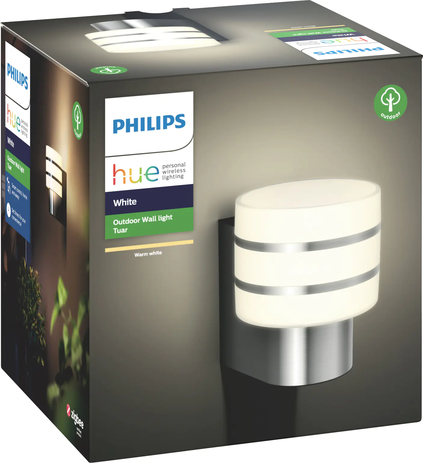Philips Hue LED Außen-Wandleuchte White Tuar edelstahl warmweiß Philips Hue LED Außen-Wandleuchte White Tuar edelstahl warmweiß
