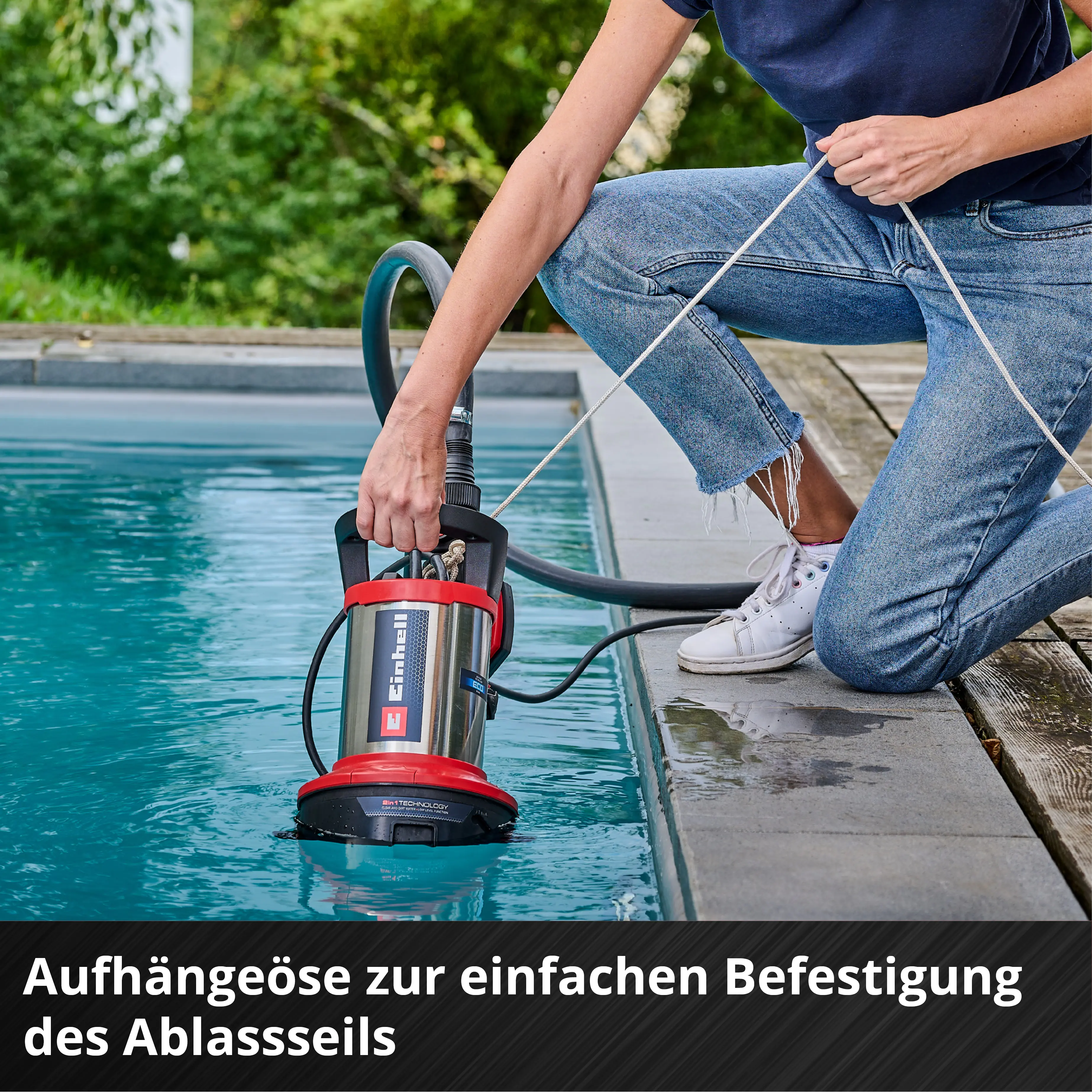 Einhell Flutset Tauchpumpe GE-DP 7535 N LL ECO 18.500 l/h Einhell Flutset Tauchpumpe GE-DP 7535 N LL ECO 18.500 l/h